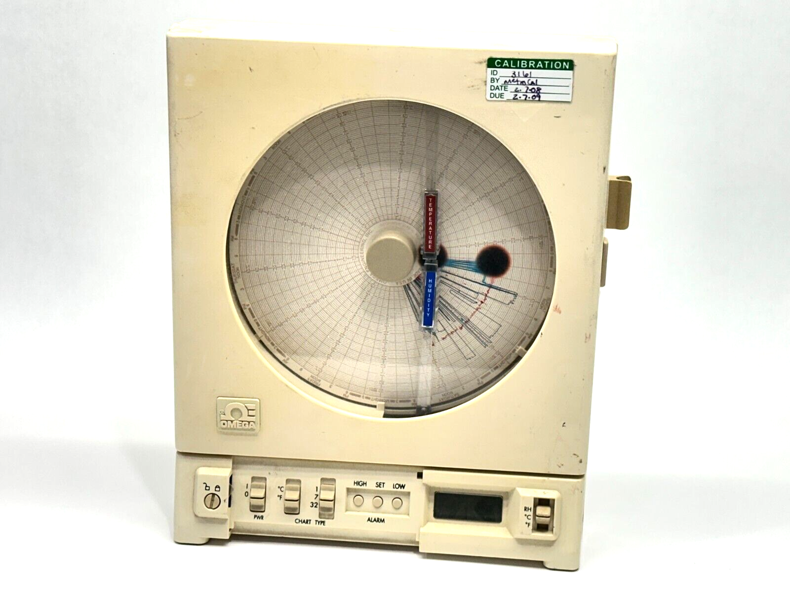 CT | Omega CT Temperature & Humidity Chart Recorder