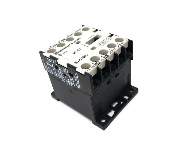 Benedikt & Jager K1-07D22 Contactor 24VDC KG1/4.24VS K1-07D22=24 - Maverick Industrial Sales