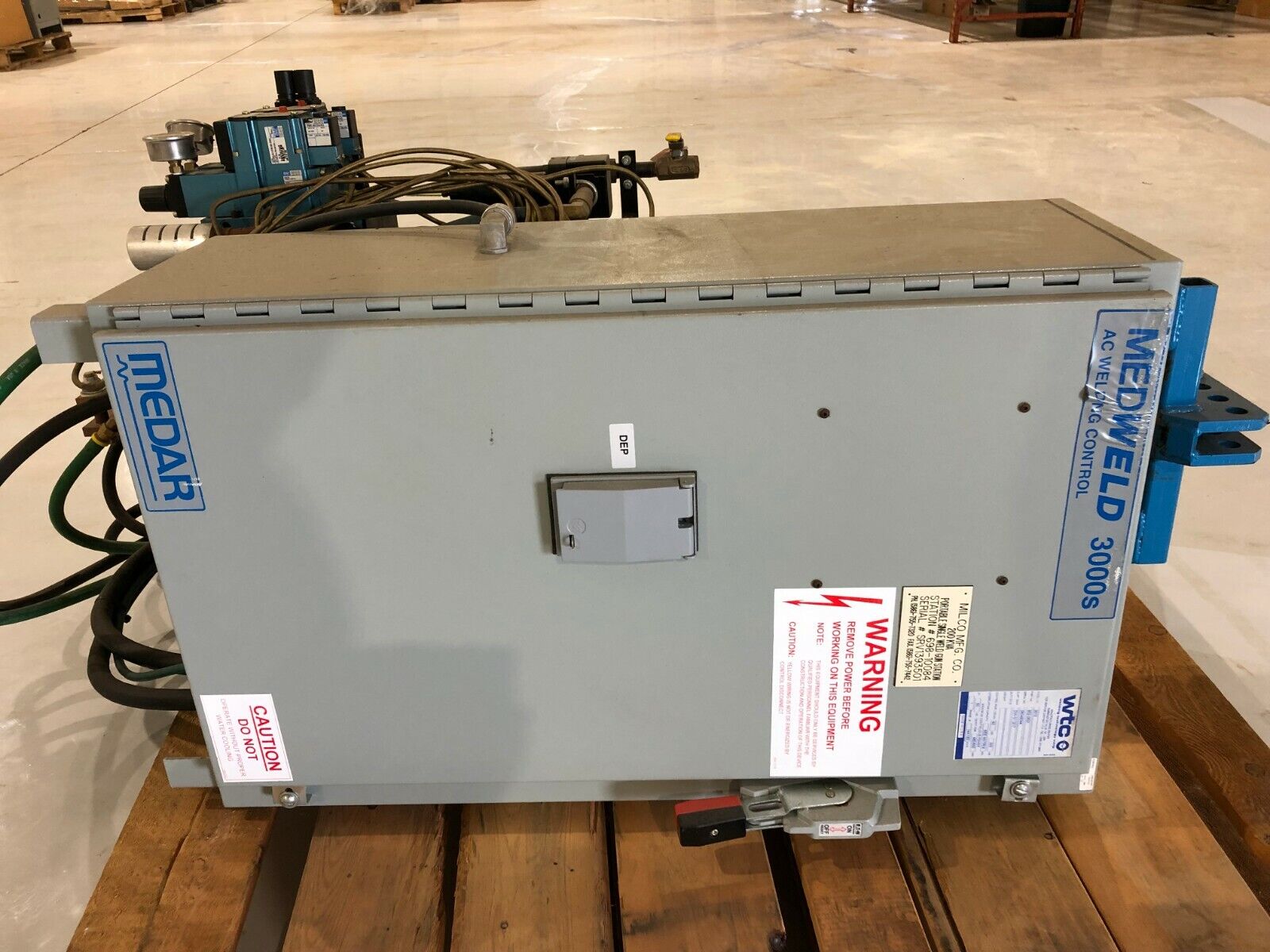 Medar Medweld 3000s AC Welding Control, WTC 3015, RoMan 200 KVA Transformer - Maverick Industrial Sales