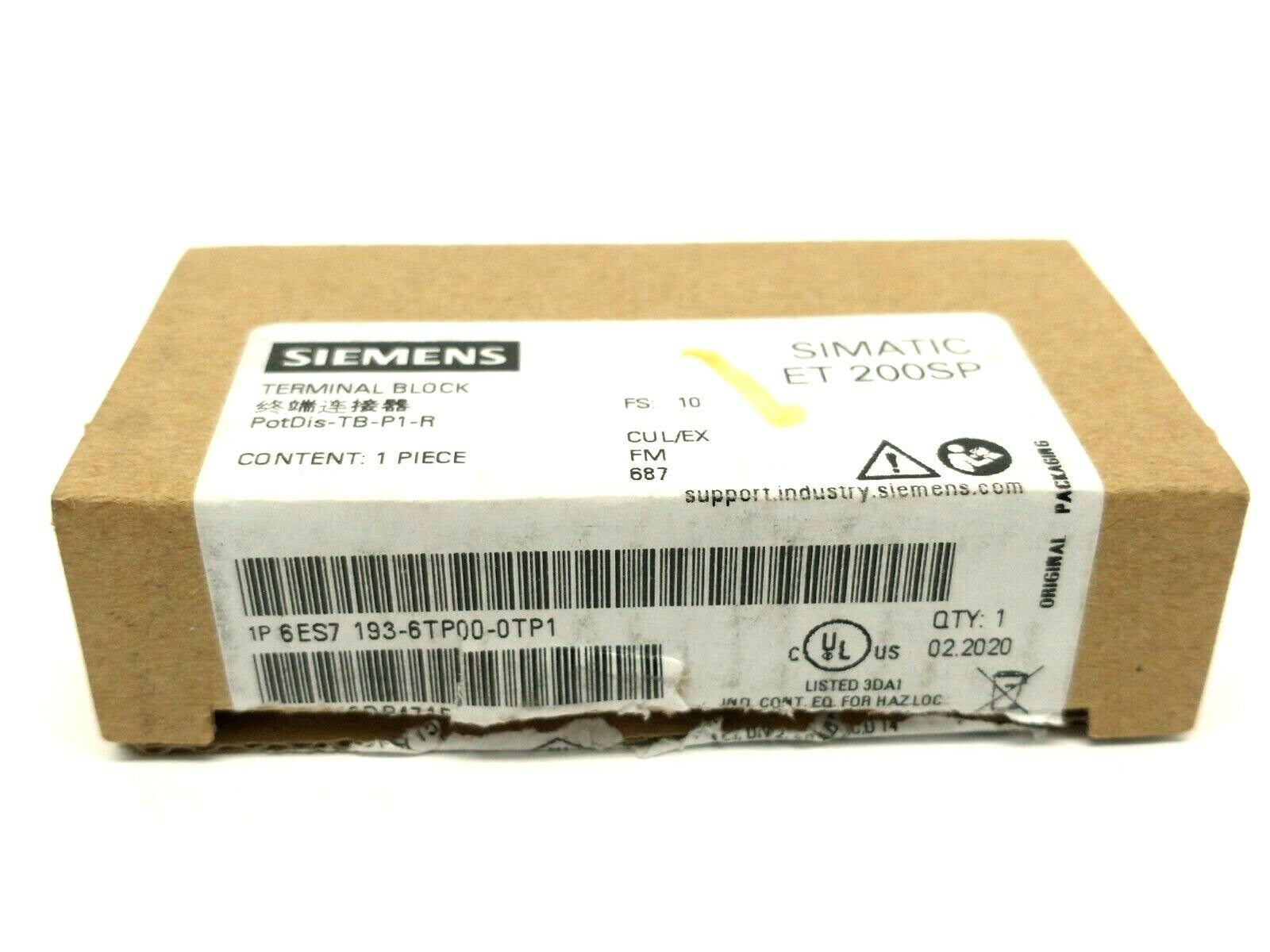 6ES7 193-6TP00-0TP1 | Siemens SIMATIC ET 200SP Potential Distributor Module - New Other - Maverick Industrial Sales