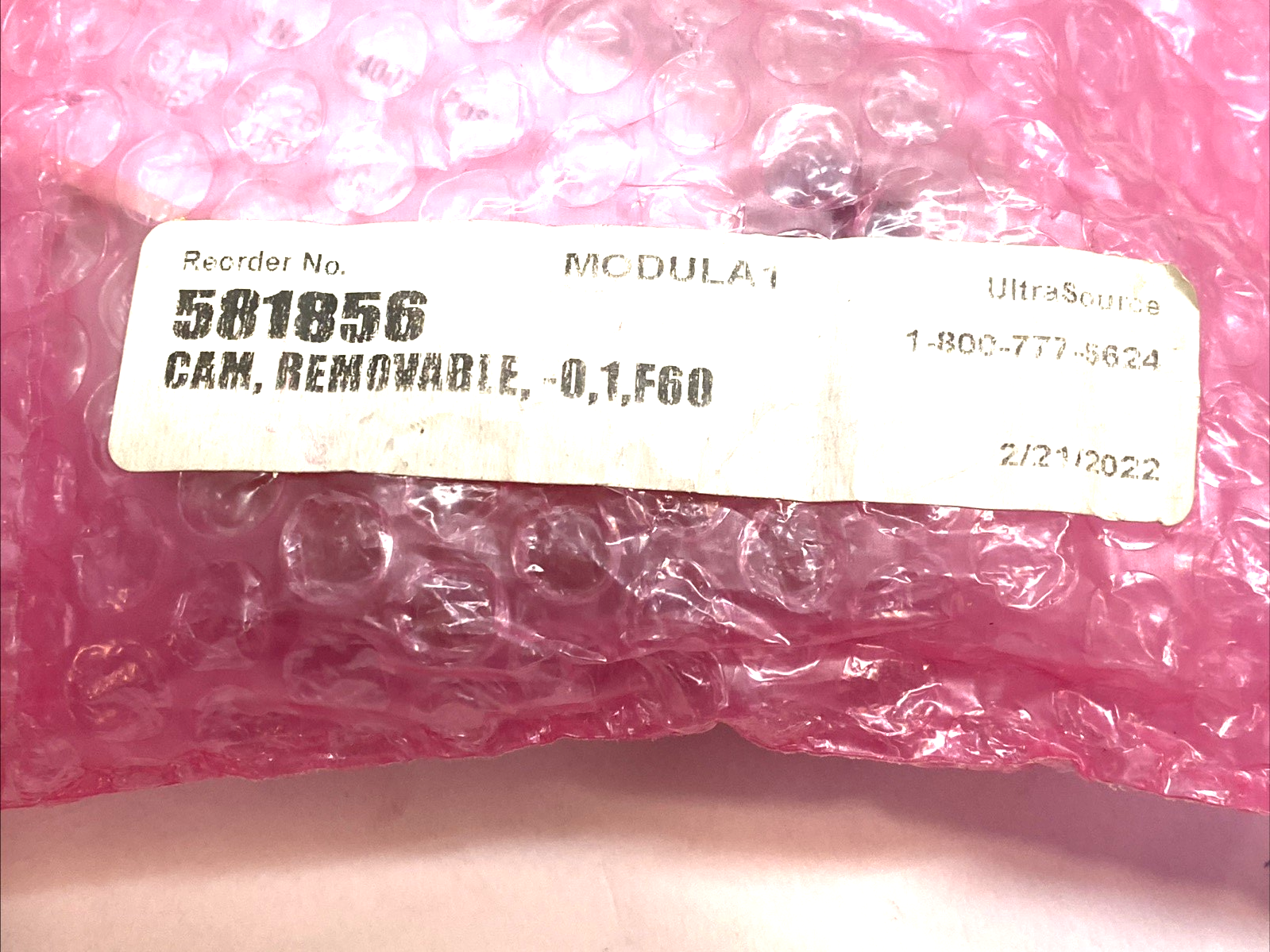 581856 | Ultrasource Cam Removable, OEM Food Equipment Part Modula1 - New - Maverick Industrial Sales