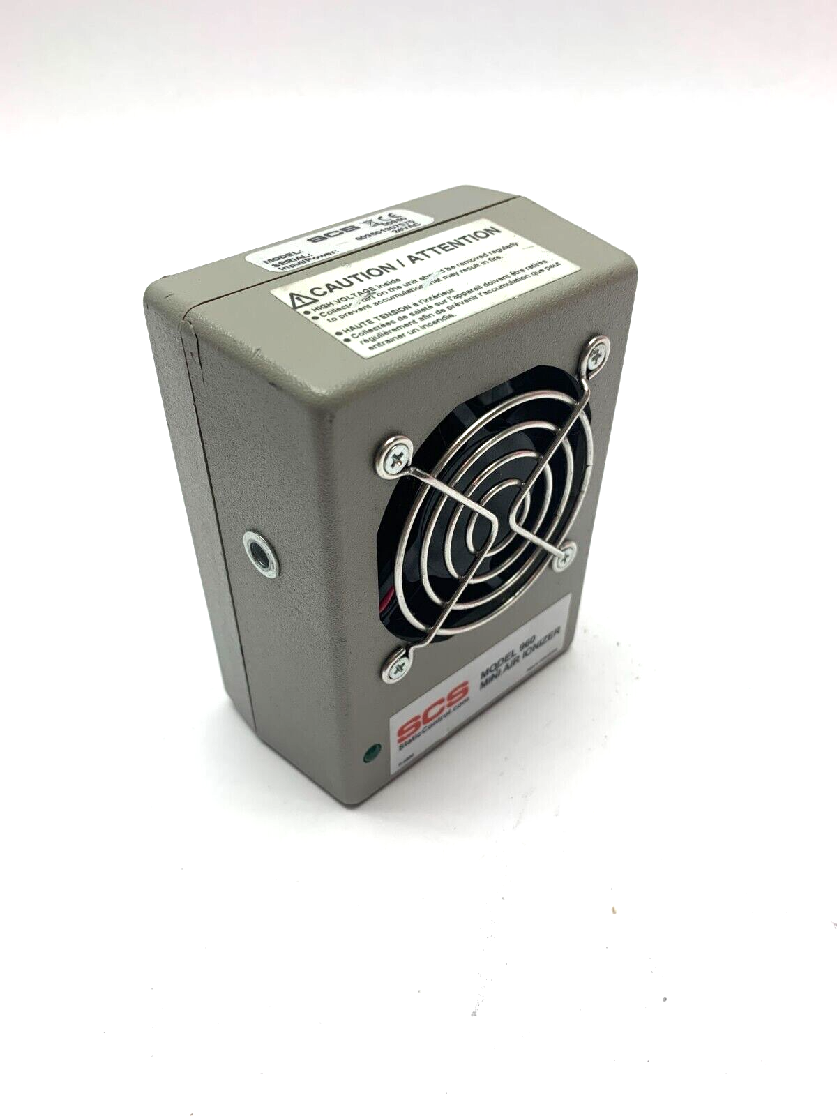 SCS Model 00960 Mini Air Ionizer Input 24VAC - Maverick Industrial Sales