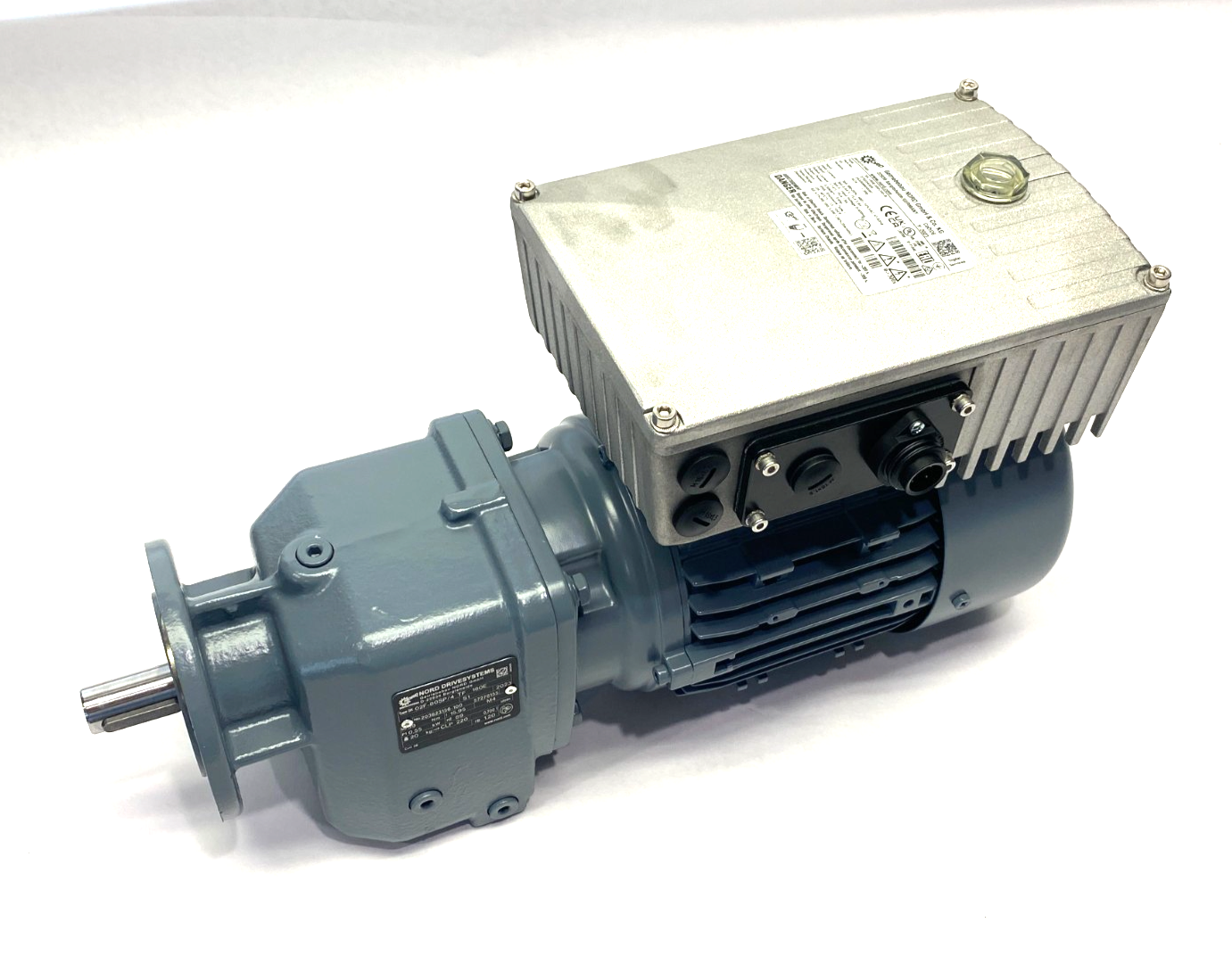 Nord SK80SP/4 TF Motor, 02F-80SP/4 TF 180E Gear, SK 180E-550-340-B NORDAC Drive - Maverick Industrial Sales