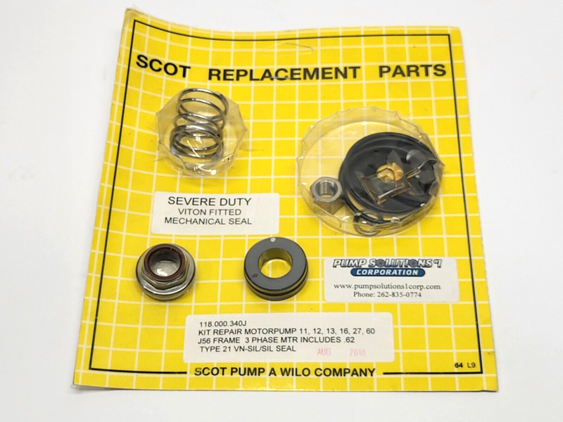 Scot 118.000.340J Kit Repair Motorpump 11, 12, 13, 16, 27, 60 J56 Frame - Maverick Industrial Sales