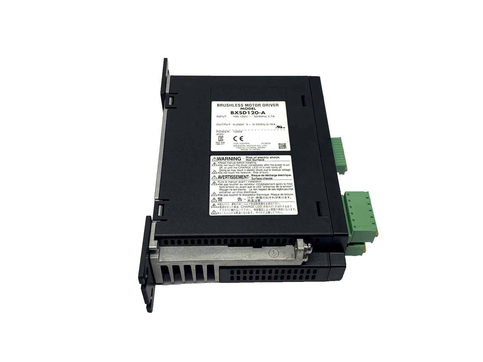 Oriental Motor BXSD120-A Brushless DC Motor Driver Single-Phase 100-120 VAC - Maverick Industrial Sales
