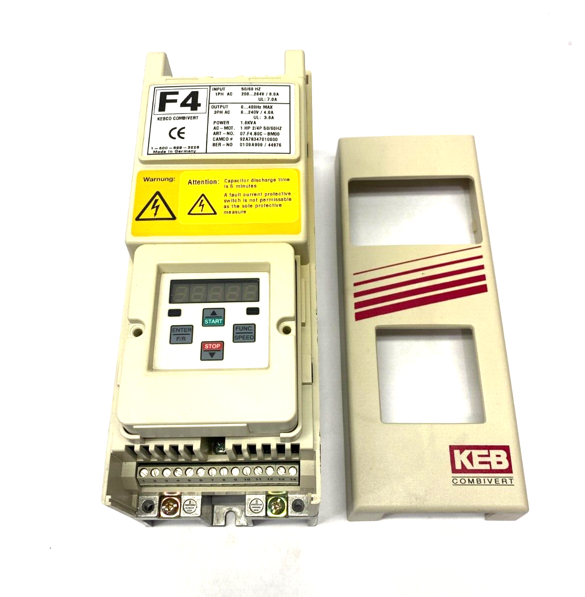 KEB 07.F4.S0C-BM00 Variable AC Frequency Drive 3-Phase Output 92A78347010000 - Maverick Industrial Sales