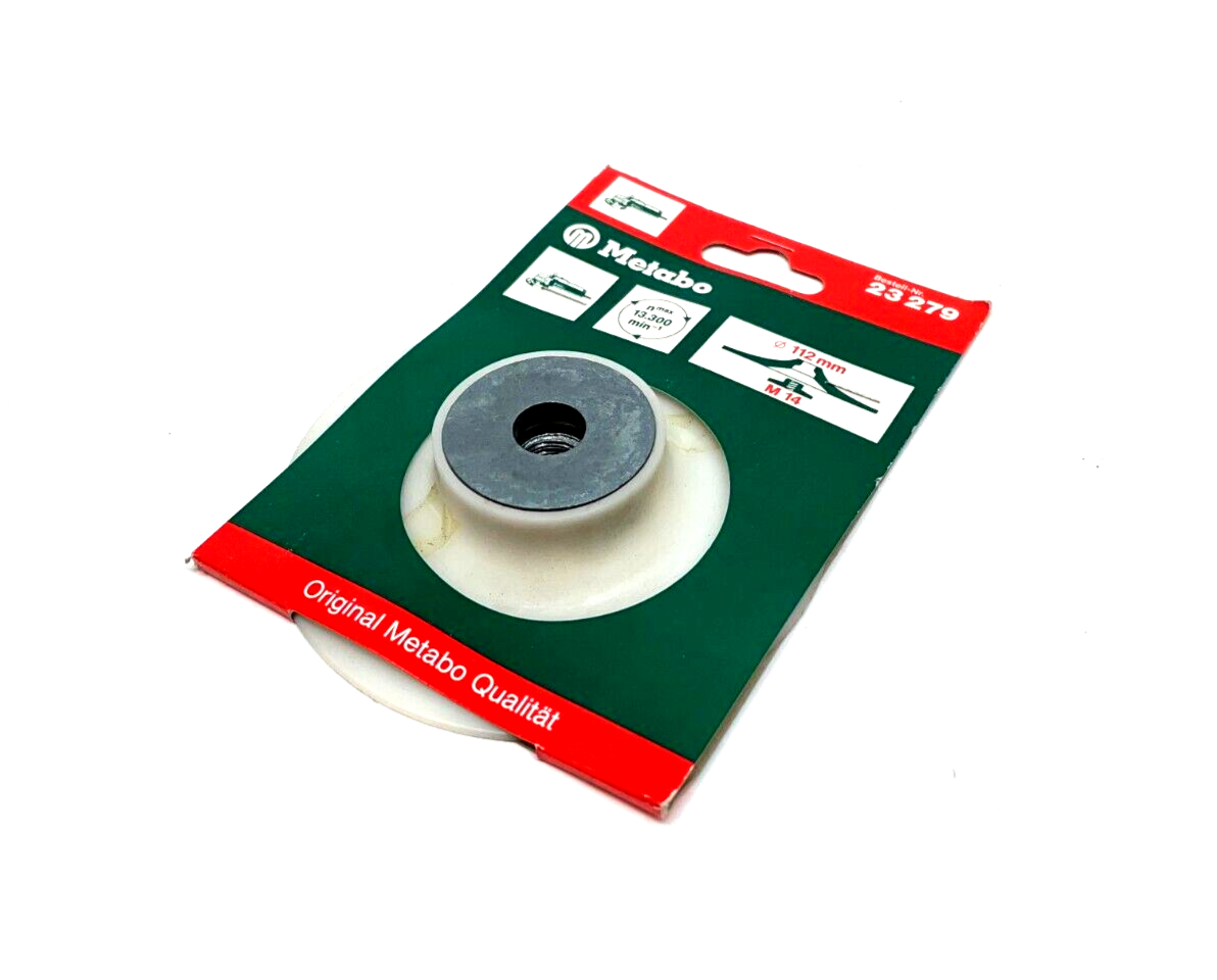 Metabo 23-279 Flexible Backing Pad, 4-1/2", 112mm, M14 Nut, Angle Grinder - Maverick Industrial Sales