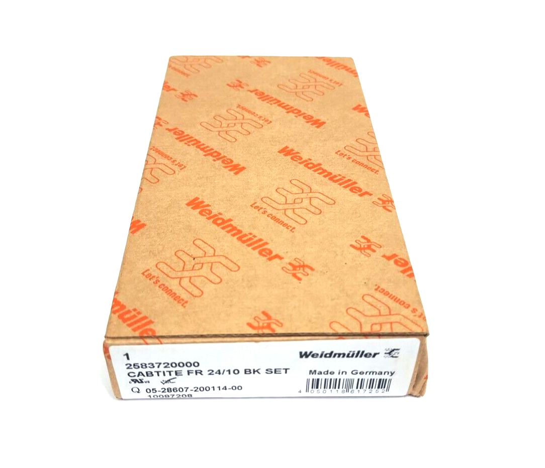 Weidmuller 2583720000 CABTITE FR 24/10 BK SET Cable Entry Frame Set 70mm x 153mm - Maverick Industrial Sales