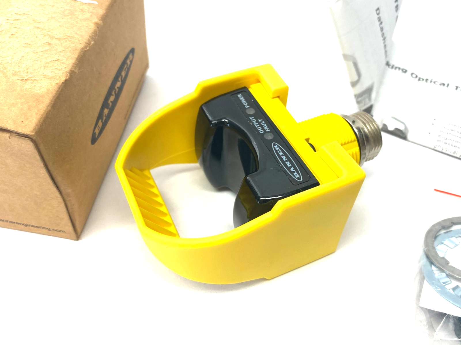Banner STBVP6Q Self-Checking Touch Button w/Yellow F.C. 64180 - Maverick Industrial Sales