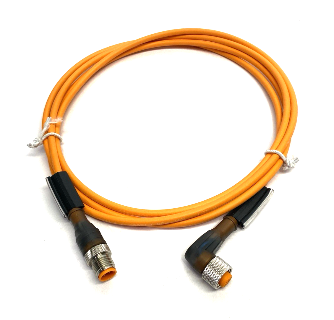 RST 4-RKWT 4-251/2M | Lumberg Automation Connection Cable M12 M/F 4-Pin Rt Angle - New – Open box - Maverick Industrial Sales