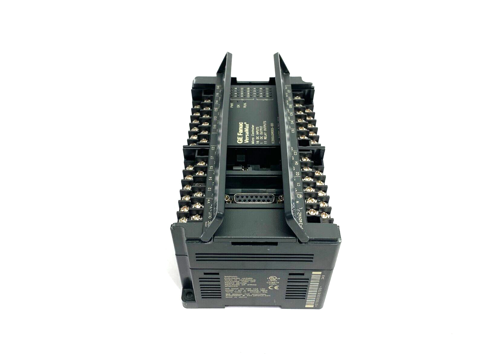 GE Fanuc IC200UDR005-BD VersaMax Micro Controller 16-DC Inputs 11 Relay Outputs - Maverick Industrial Sales