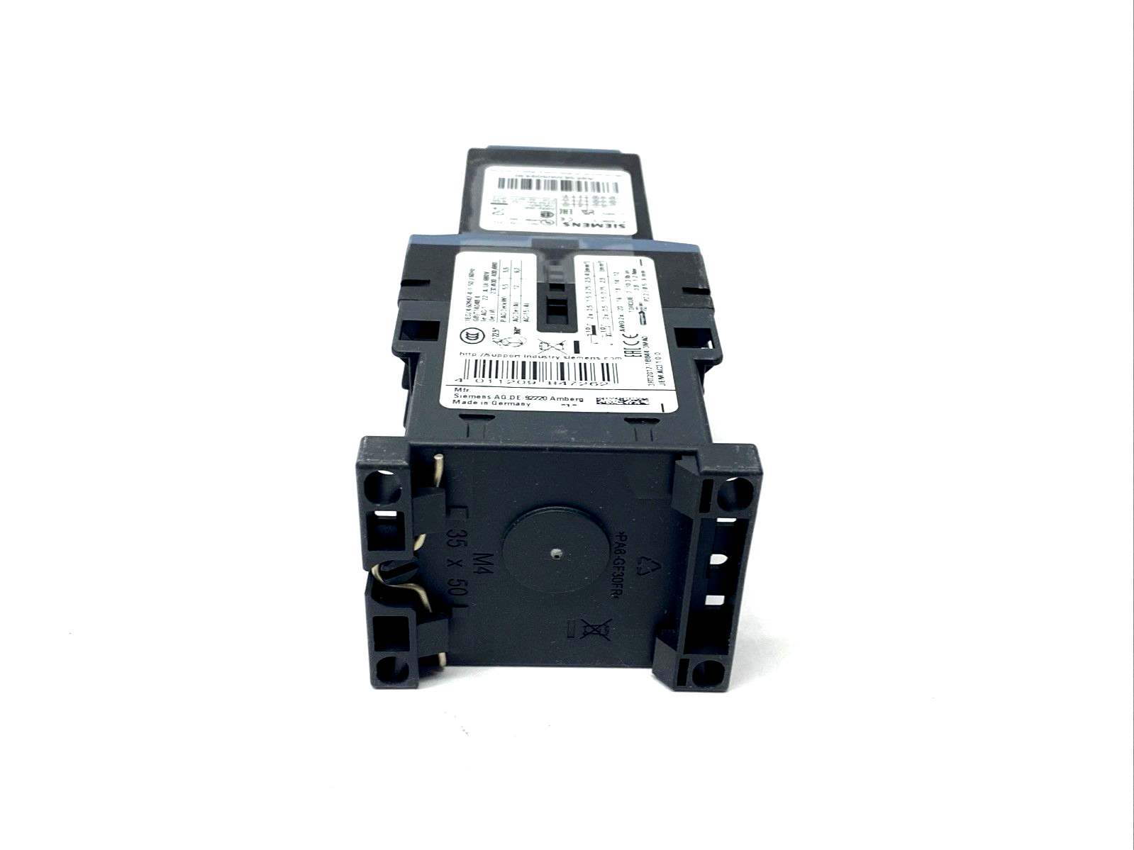3RT2017-1BB44-3MA0 | Siemens Contactor 3-Pole 12A 5.5kW, 24V DC Coil 2NO 2NC - New - Maverick Industrial Sales