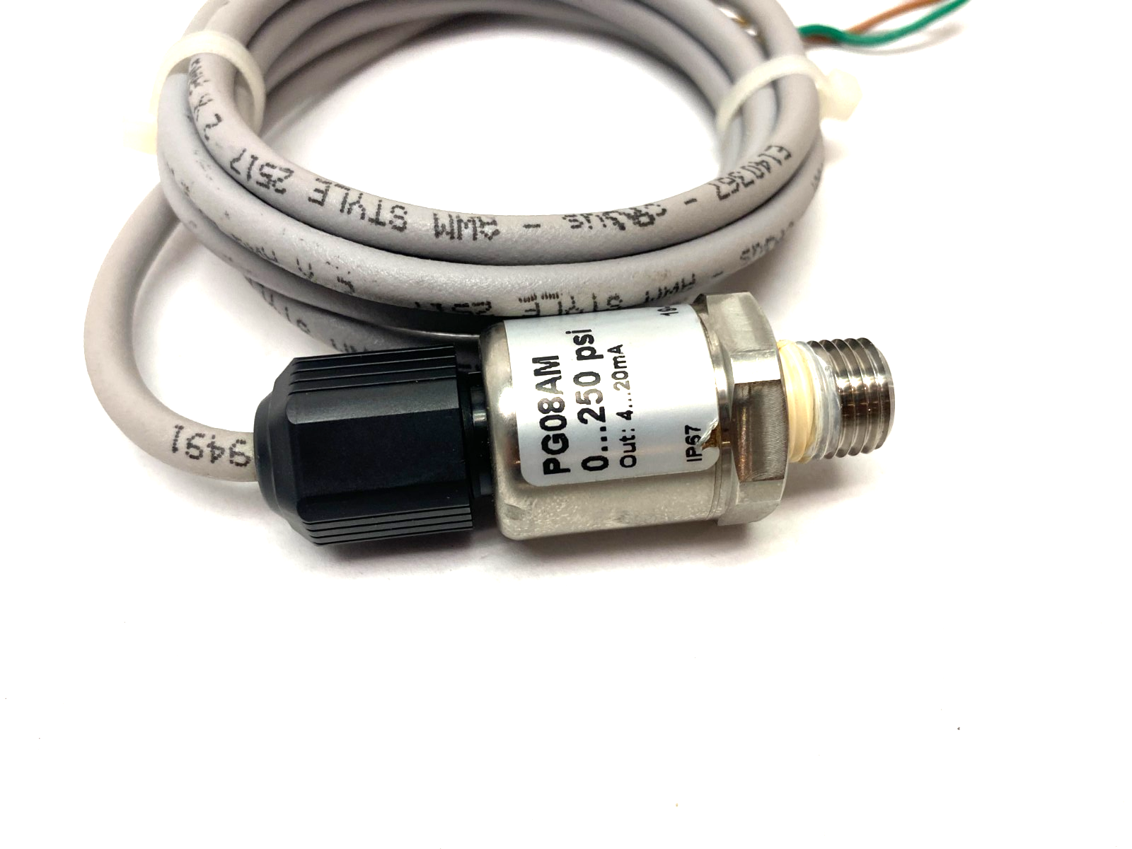 Veris PG08AM Static Pressure Gauge Sensor, 0... 250psig, 316SS - Maverick Industrial Sales