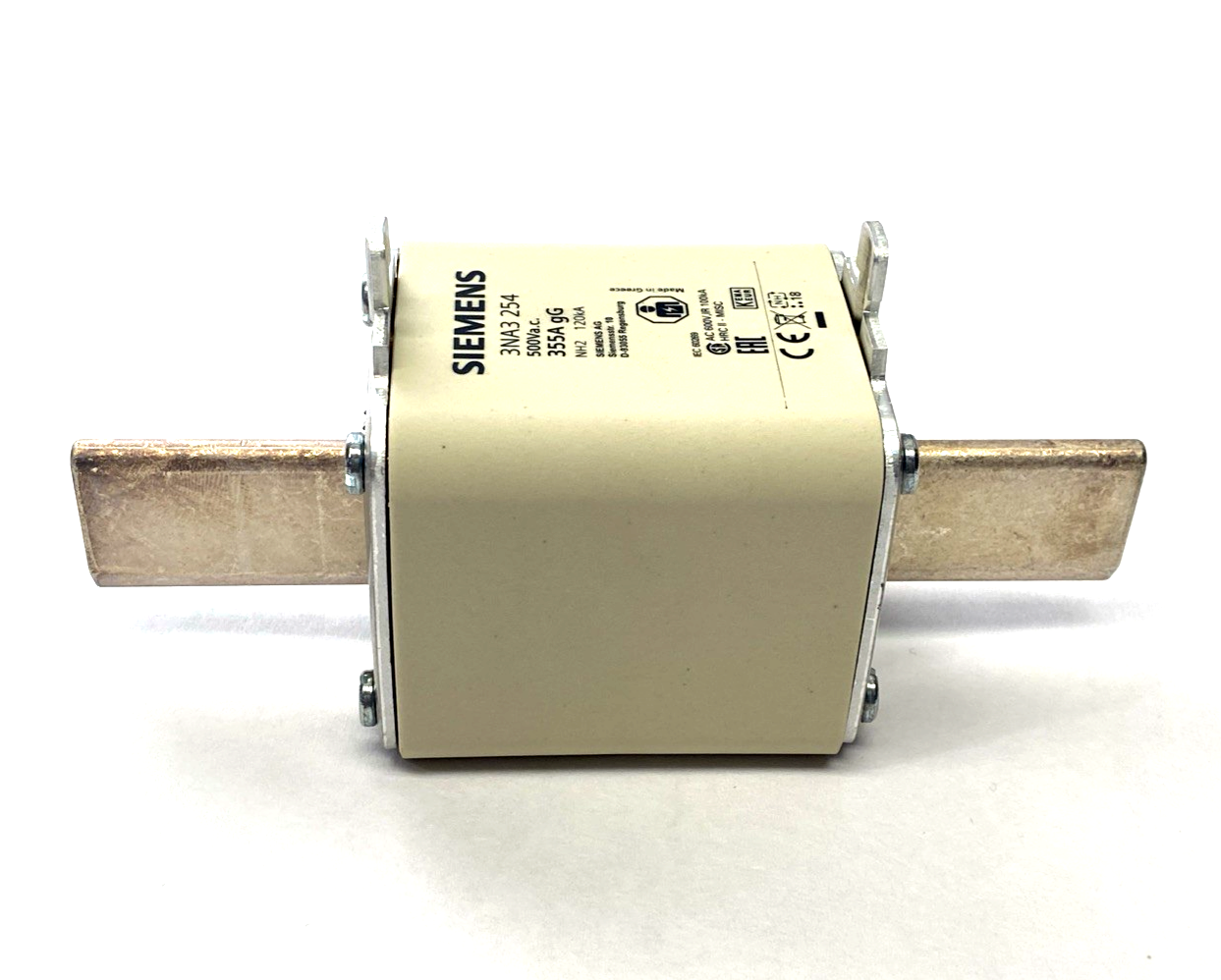 Siemens 3NA3254 Fuse 355A 500VAC NH2 - Maverick Industrial Sales
