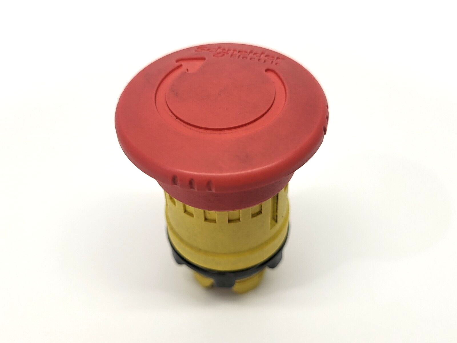 Schneider Electric ZB5AS844 Red Mushroom Head Push Button Twist to Release - Maverick Industrial Sales
