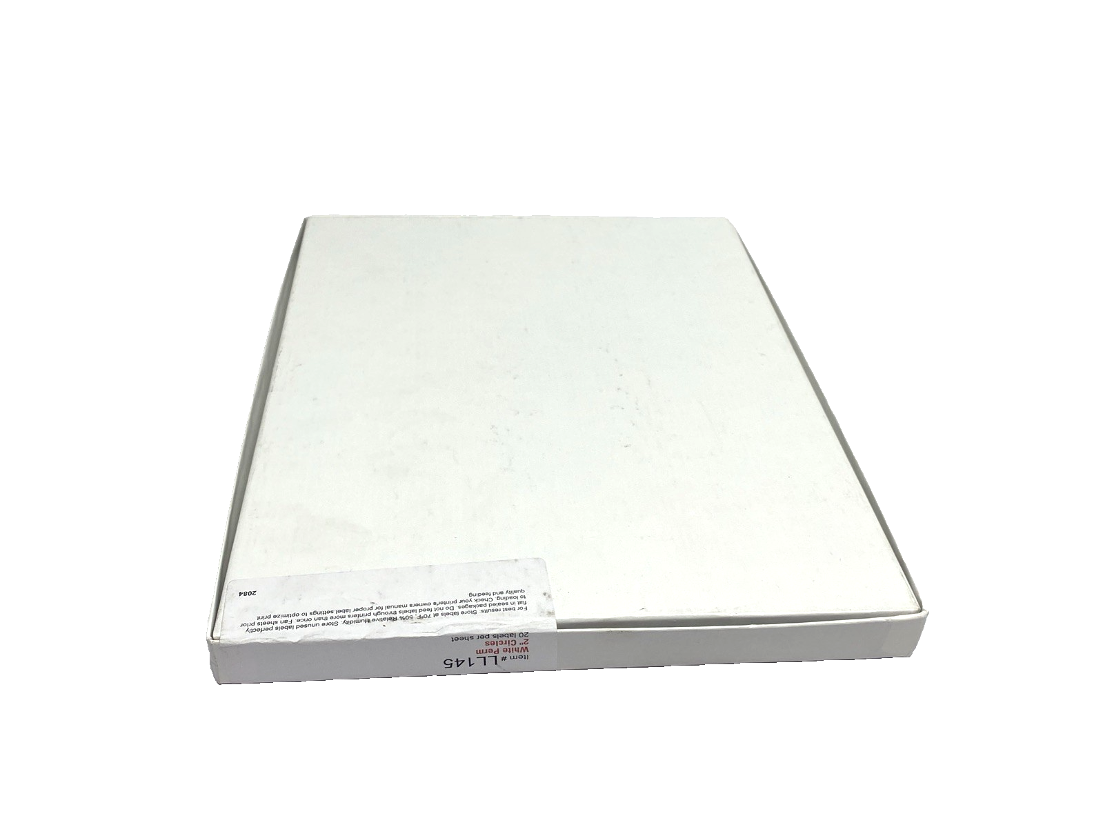 Tape Logic LL145 Laser Labels, White Perm, 2" Circles, BOX OF 2000 LABELS - Maverick Industrial Sales