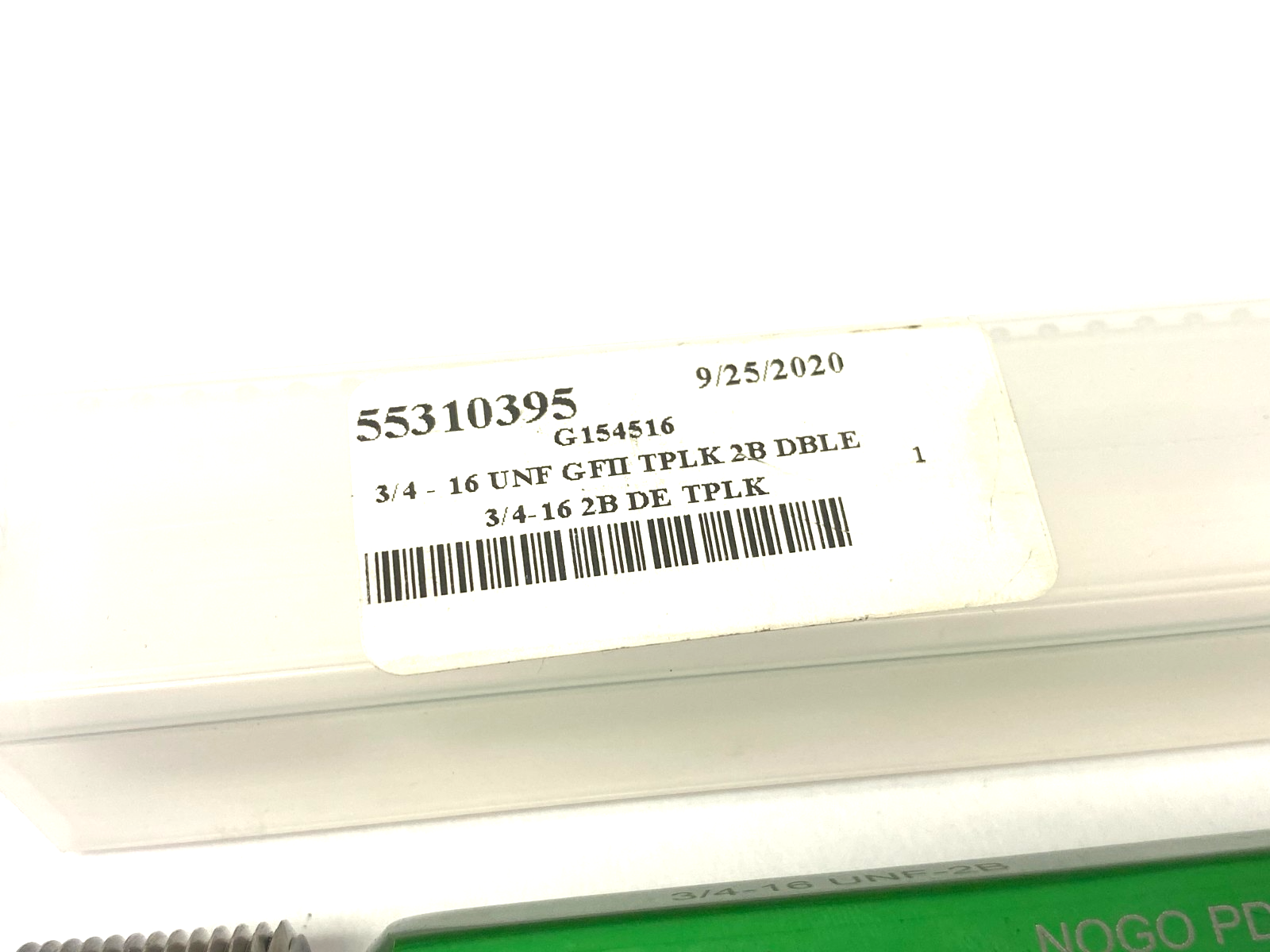 W0750162BS | GF Gage Plug Thread Gage: 3/4-16 Thread, 2B Class, Double End - New – Open box - Maverick Industrial Sales
