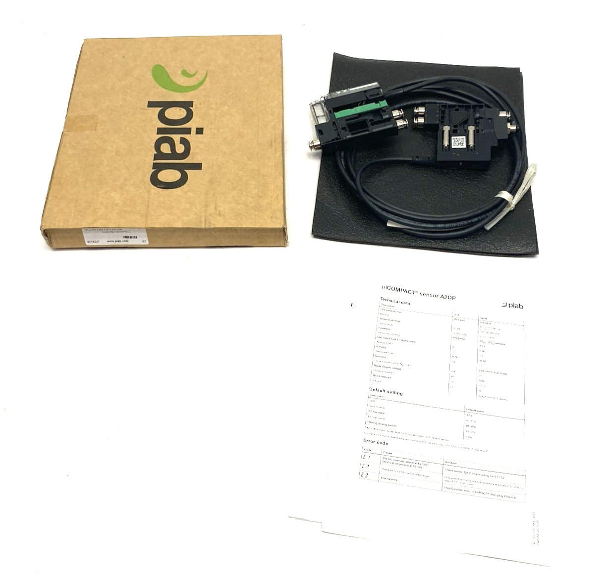 PC.T.MC1.S.AAA.S14.1A.4.EI.CCPA | Piab PiCompact® Vacuum Generator 9923524 - New – Open box - Maverick Industrial Sales