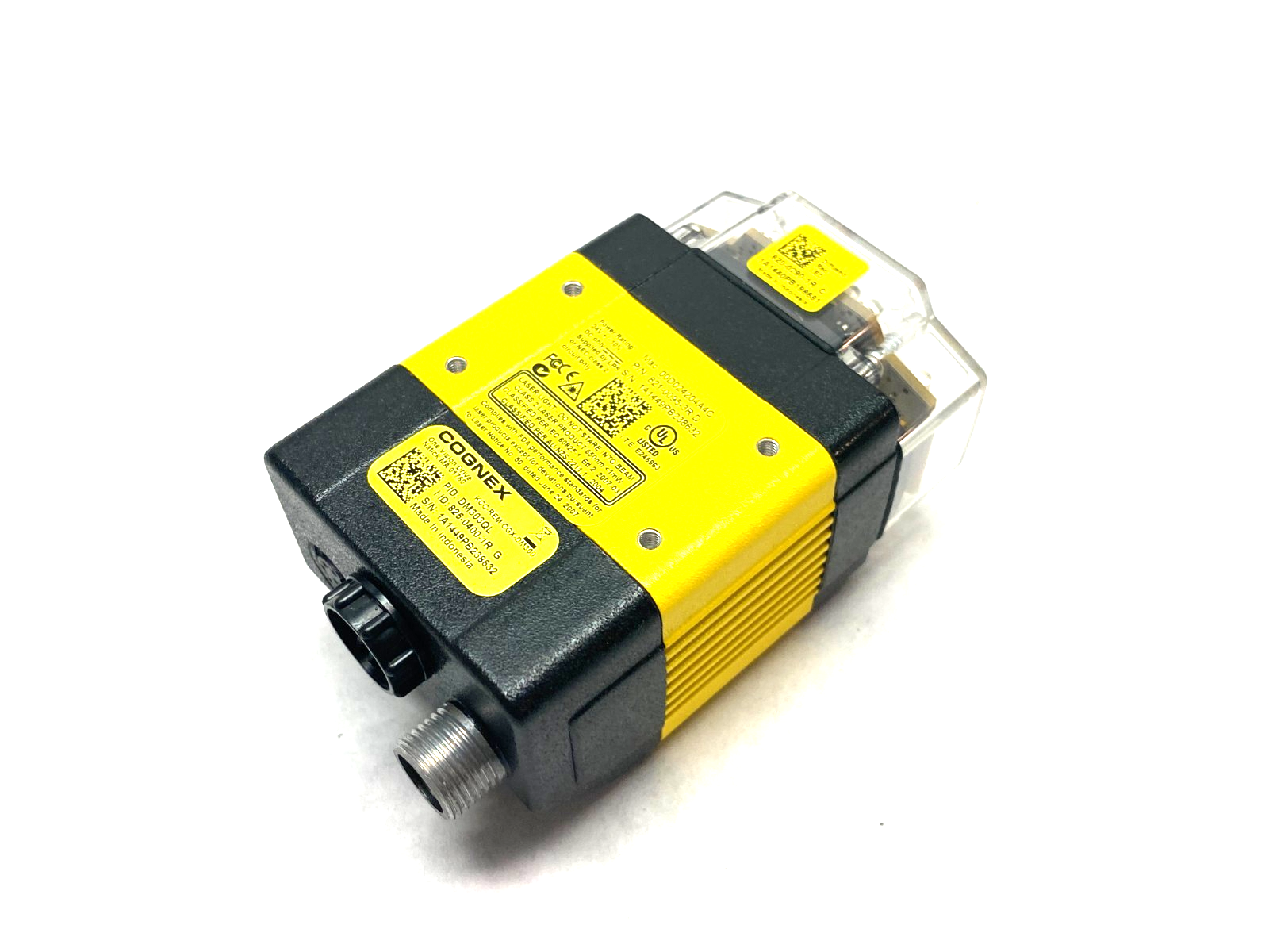 Cognex DM303QL DataMan Fixed Mount Barcode Reader 825-0400-1R w/ 820-0290-1R - Used - Maverick Industrial Sales