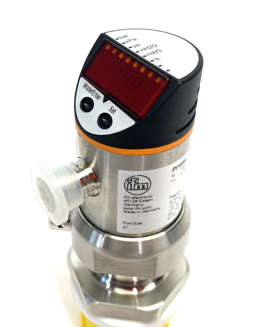 ifm PI1696 Flush Pressure Sensor with Display PI-2,5-REA01-E-ZVG/US/ /P - Maverick Industrial Sales