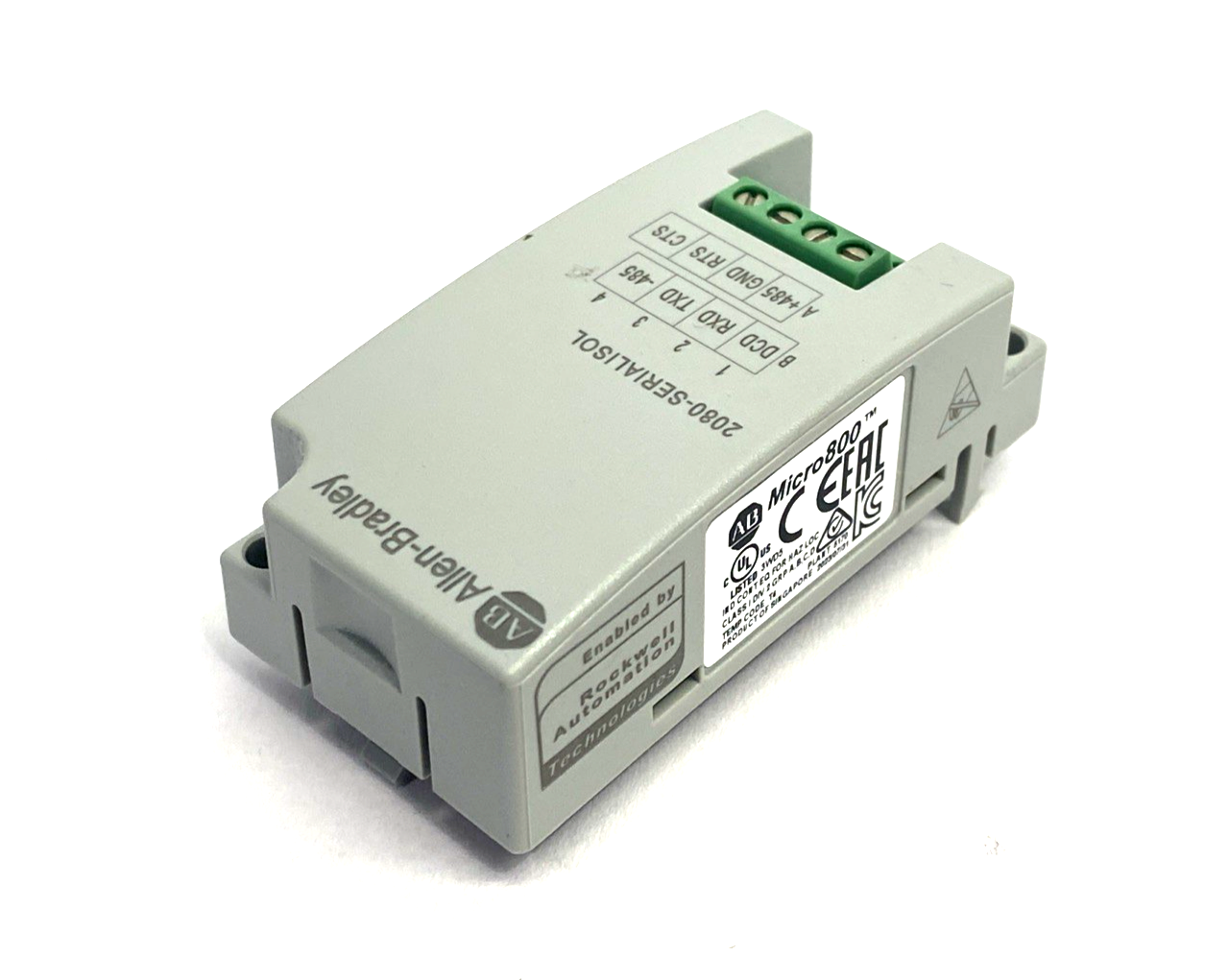 2080-SERIALISOL | Allen Bradley Ser. A Micro800 Isolated Serial Port Plug-In - Used - Maverick Industrial Sales