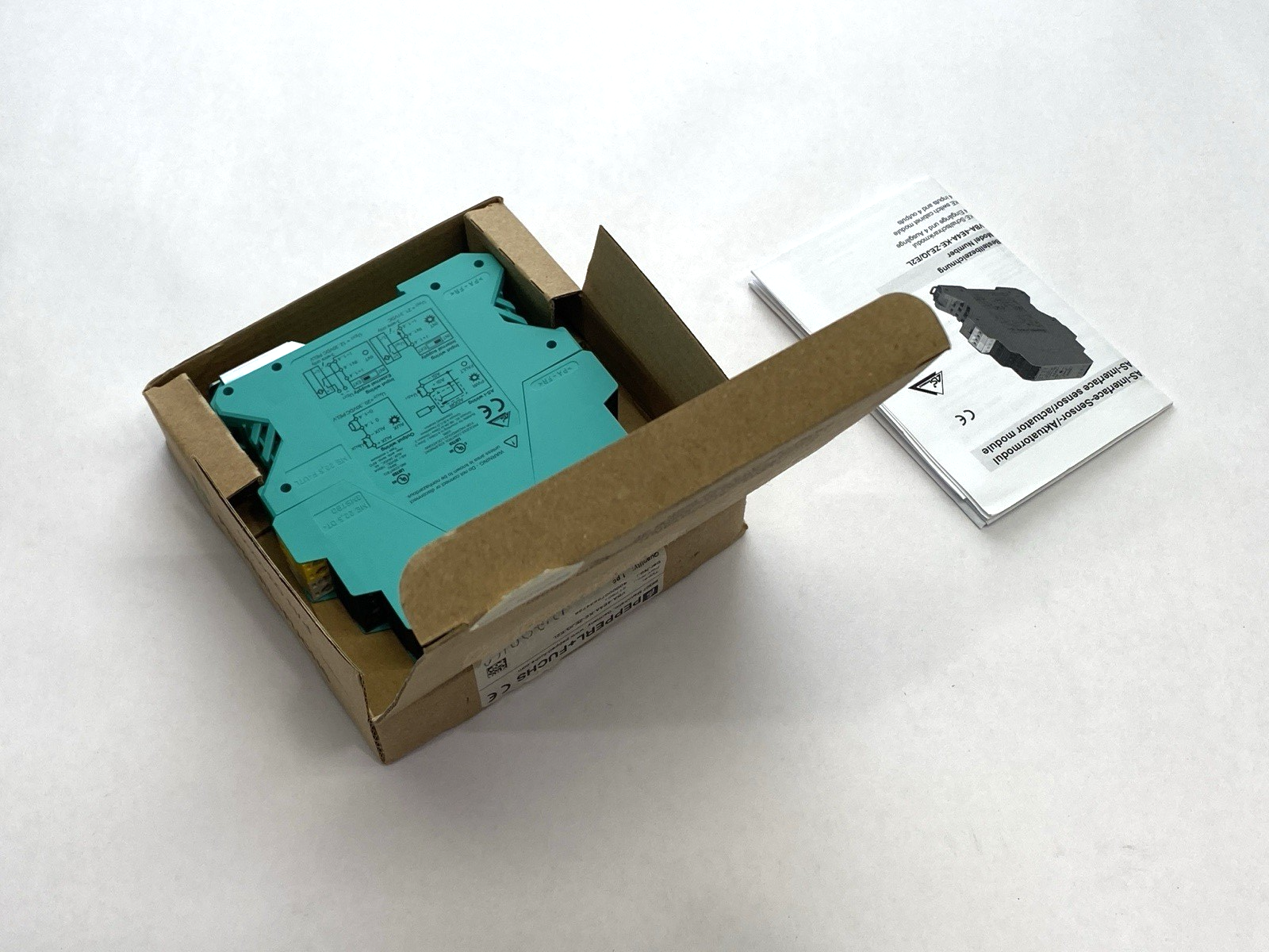 Pepperl+Fuchs VBA-4E4A-KE-ZEJQ/E2L AS-Interface Sensor Actuator Module 217801 - Maverick Industrial Sales