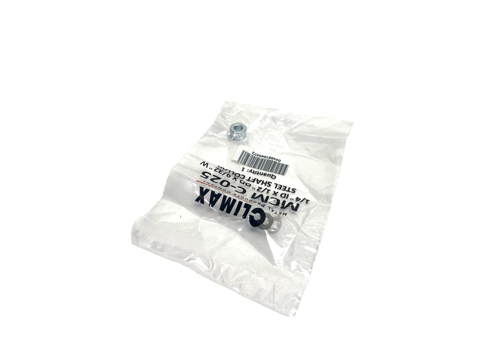 C-205 | Climax Metal Products MCM Shaft Collar 1/4" ID x 1/2" OD x 9/32" W 2-PACK - New - Maverick Industrial Sales