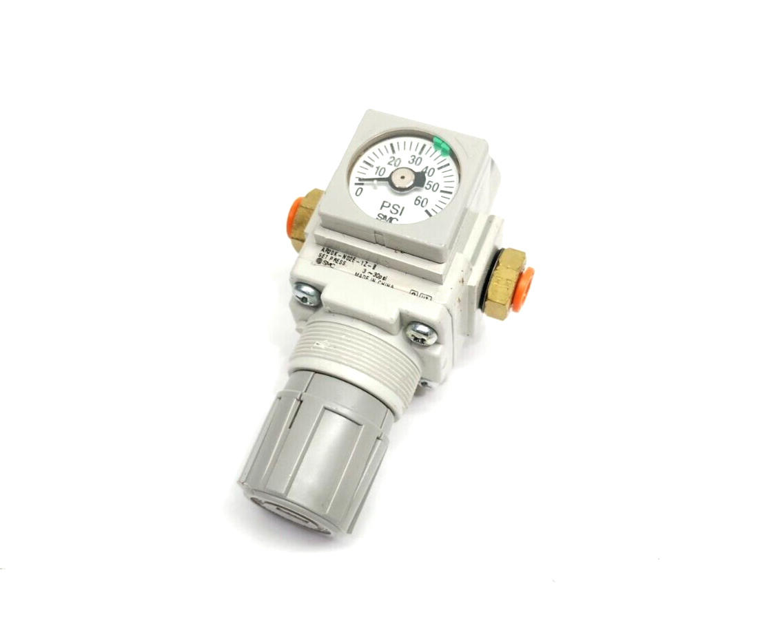 SMC AR20K-N02BE-1Z-B-X34US30-100 Pneumatic Regulator 1/4" NPT AR20K-N02E-1Z-B - Maverick Industrial Sales