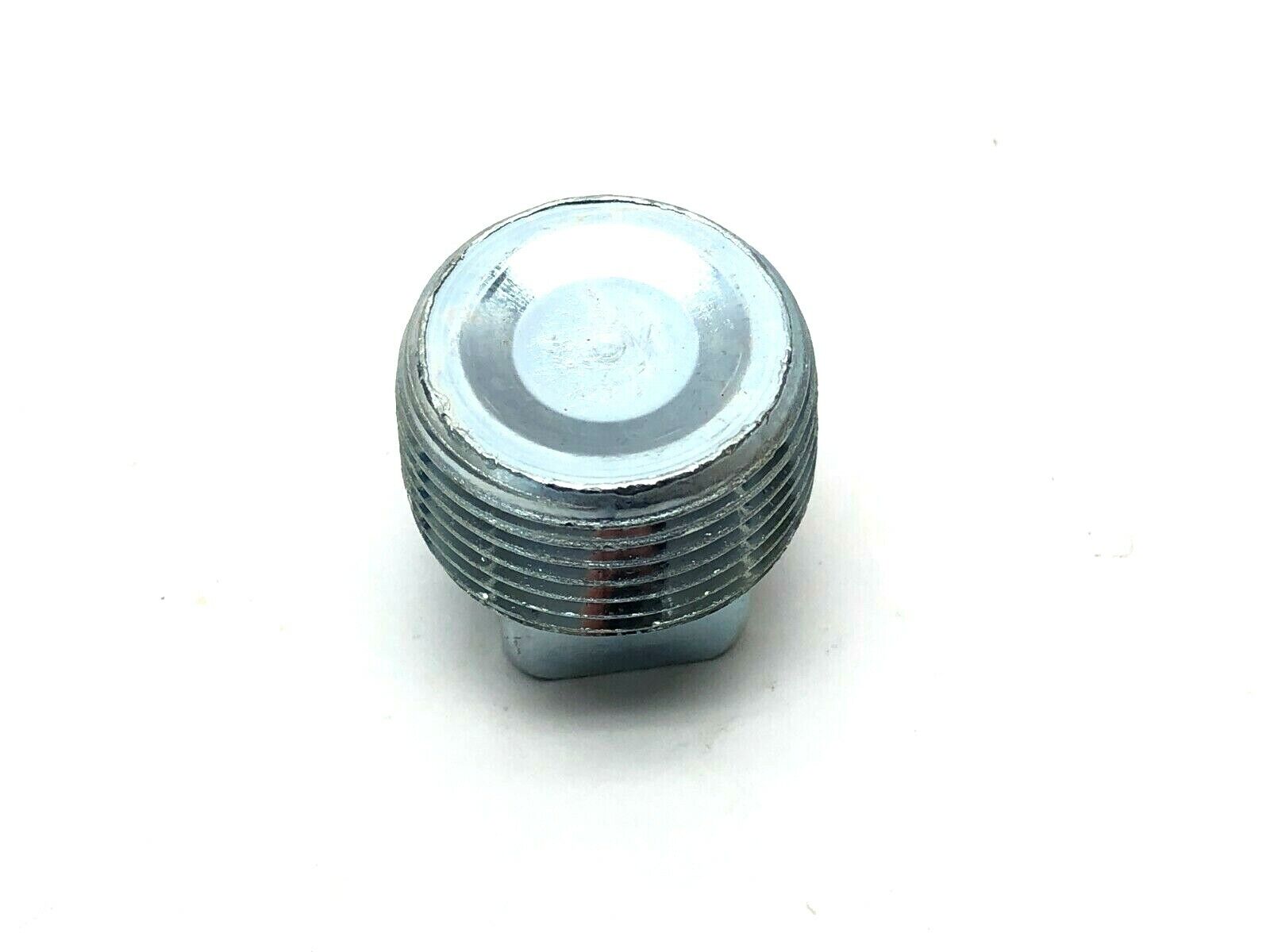 Zinc Plated Steel Plug w/ External Square Drive 1" NPT LOT OF 4 - Maverick Industrial Sales