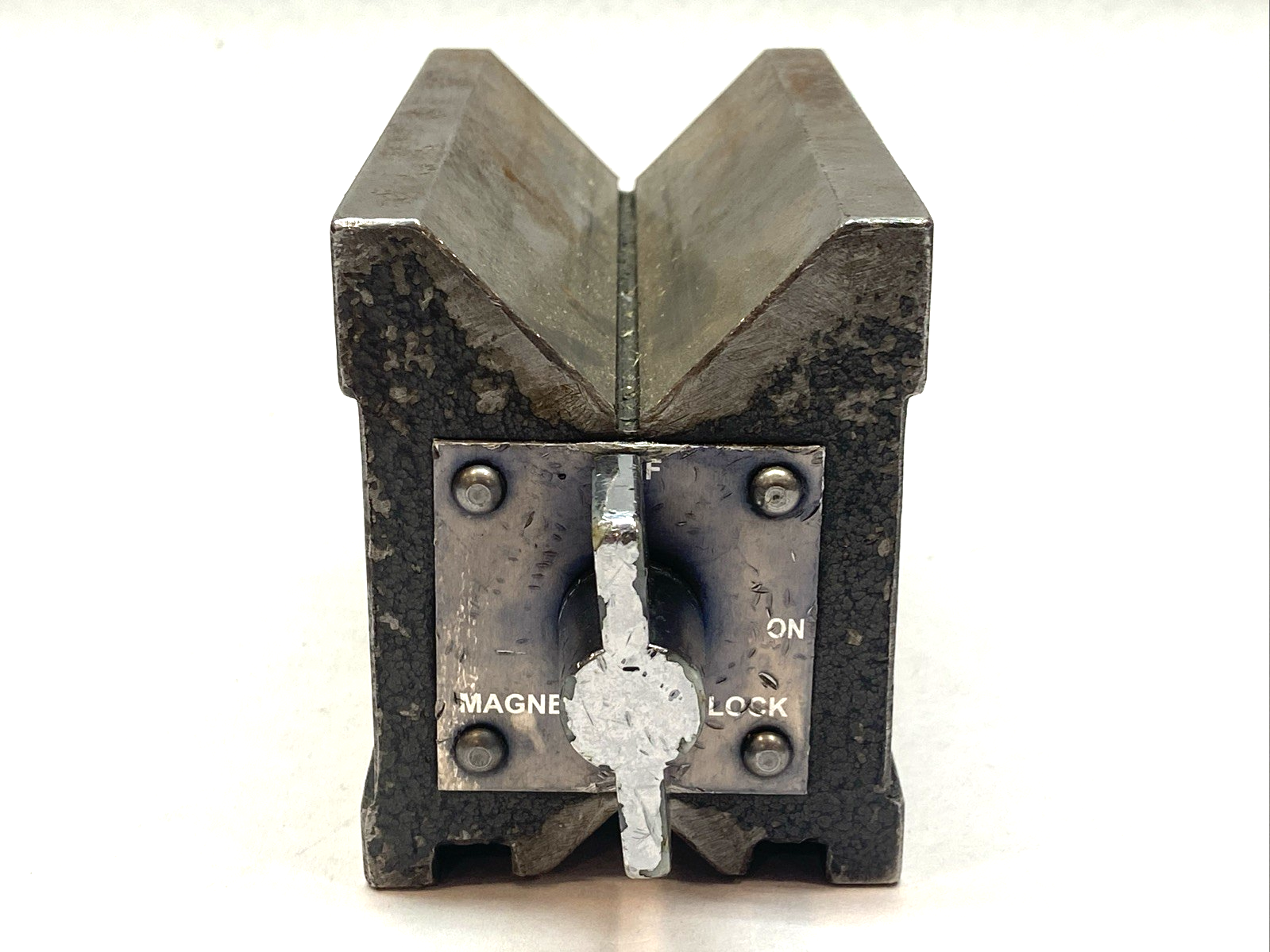 Magnetic Vee Block 6" Dual Sided V-Block w/ Switch - Maverick Industrial Sales