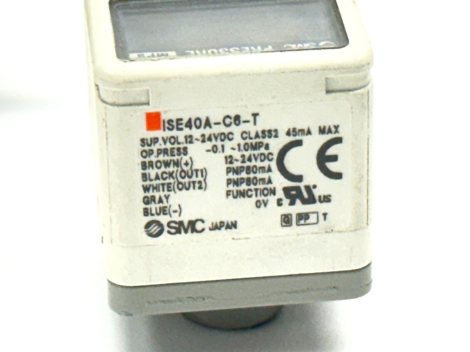 SMC ISE40A-C6-T Digital Pressure Switch 12-24V - Maverick Industrial Sales