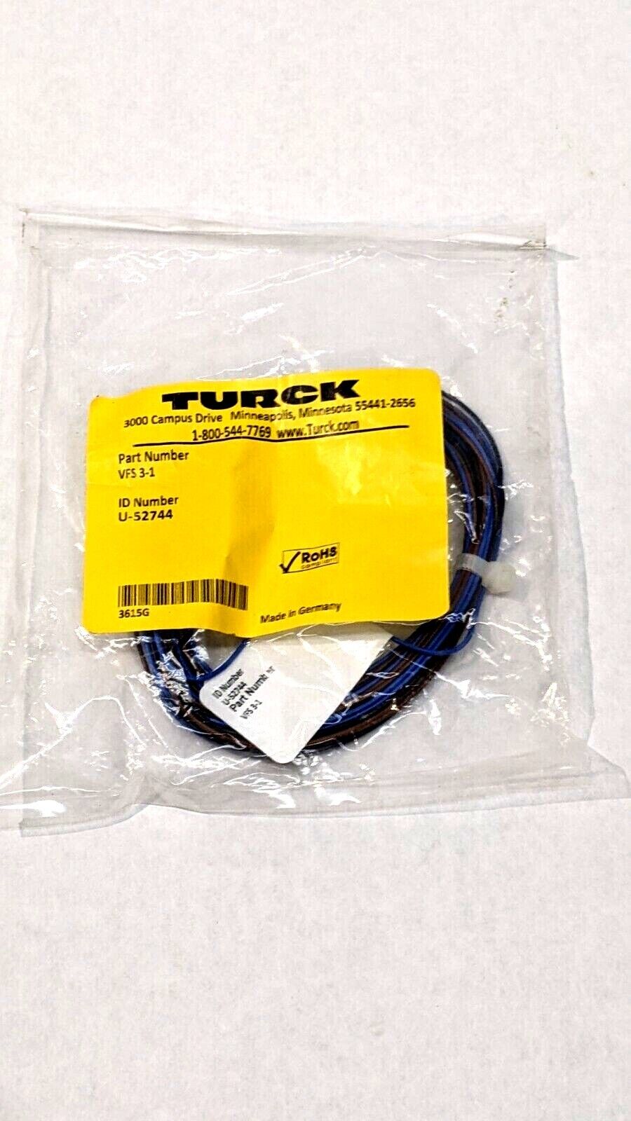 Turck VFS 3-1 Receptacle U-52744 - Maverick Industrial Sales