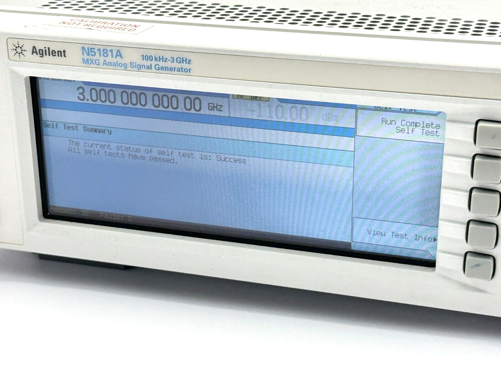 Agilent N5181A MXG Signal Generator 100kHz-3GHz MY49061022 Option 503 ALB - Maverick Industrial Sales