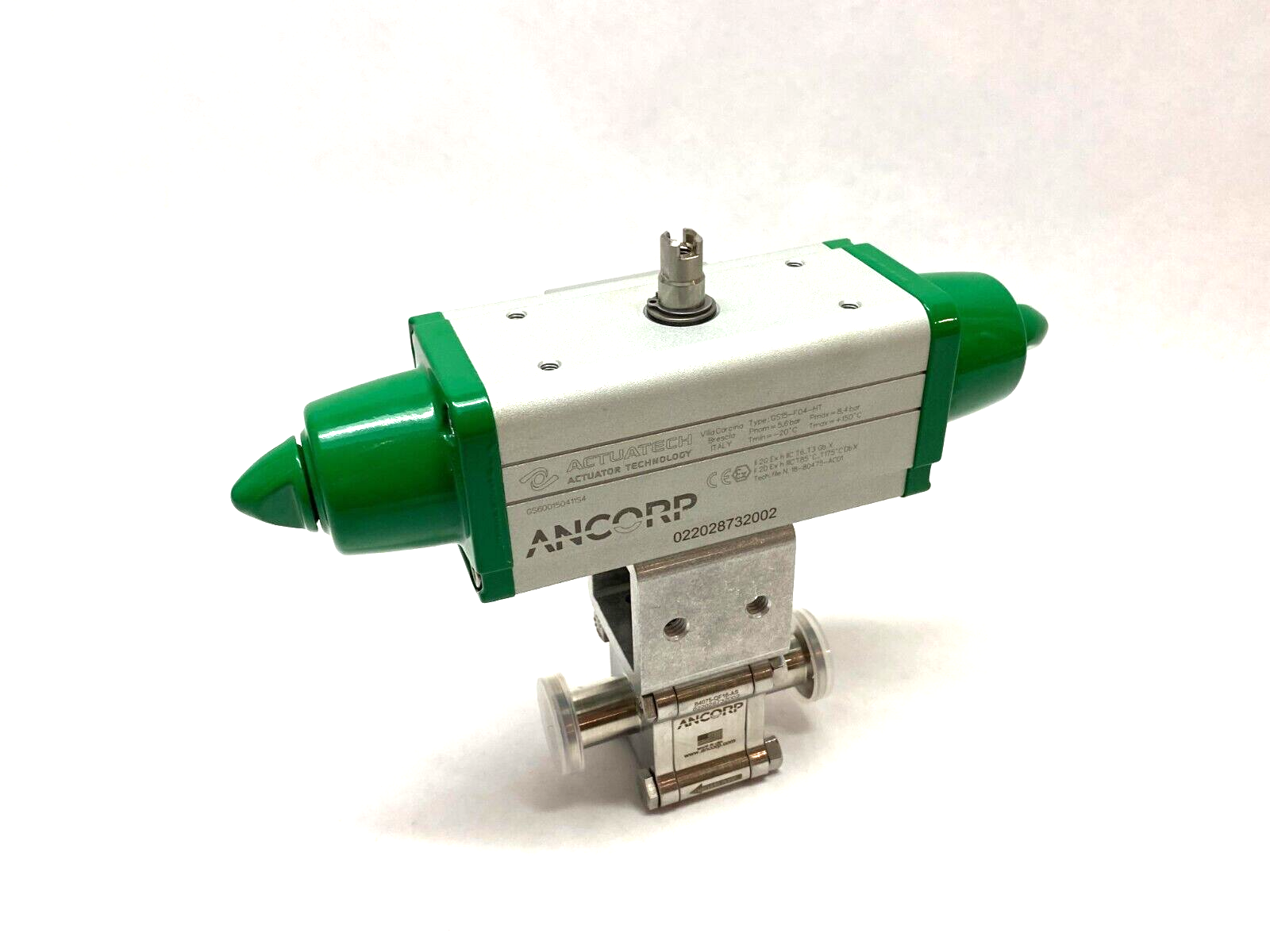 Actuatech Ancorp B4075-QF16-AS Pneumatic Ball Valve 3/4" B Series - Maverick Industrial Sales