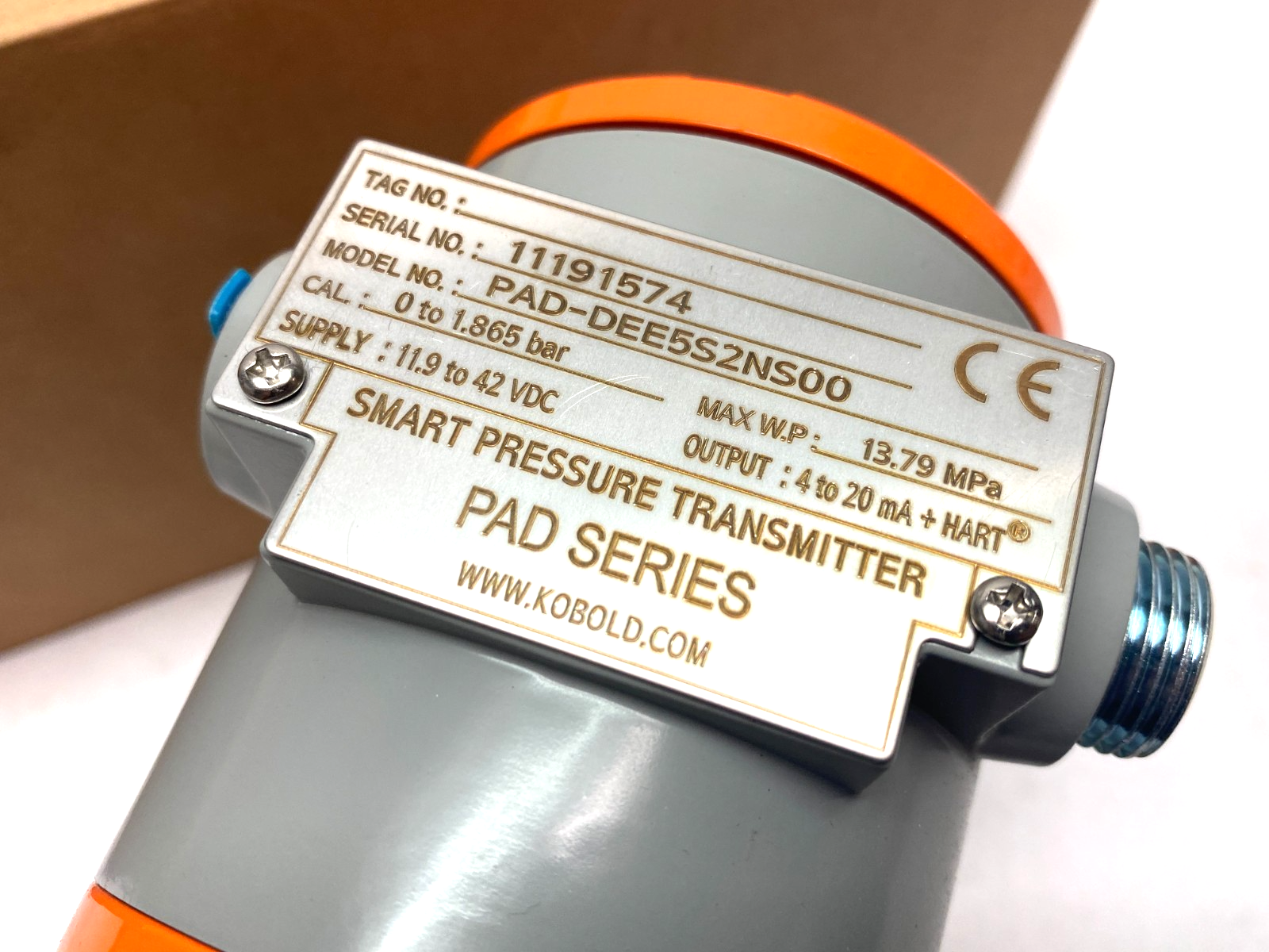 Kobold PAD-DEE7S2NS00 Heavy-Duty Smart Differential Pressure Transmitter - Maverick Industrial Sales