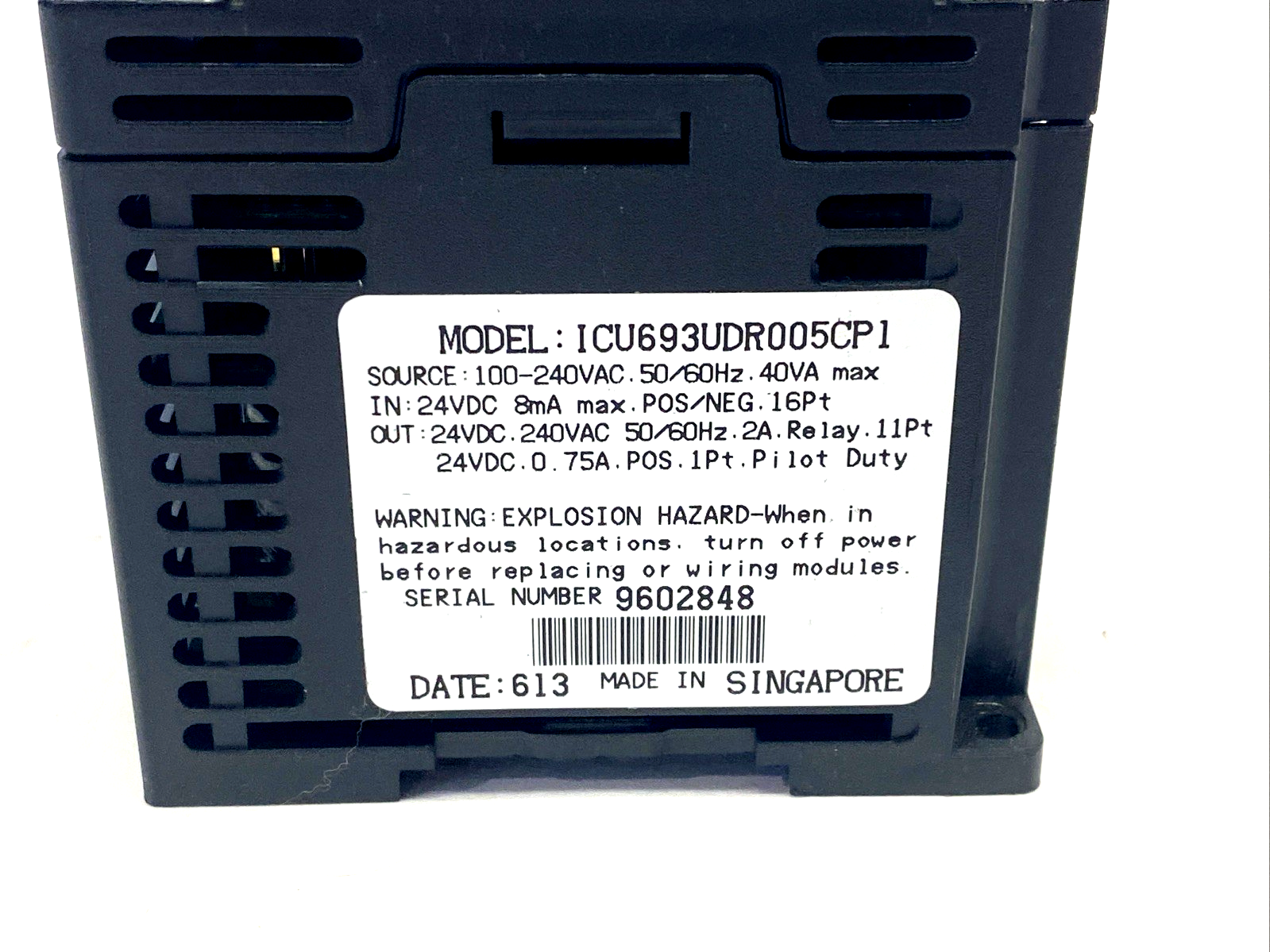 ICU693UDR005CP1 | GE Fanuc Series 90 Micro Programmable Logic Controller - Used - Maverick Industrial Sales