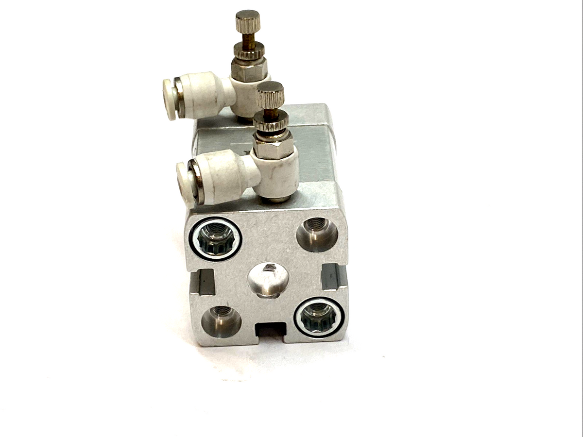 ADN-20-15-A-P-A | Festo Compact Pneumatic Cylinder 20mm Bore 15mm Stroke 536236 - Used - Maverick Industrial Sales
