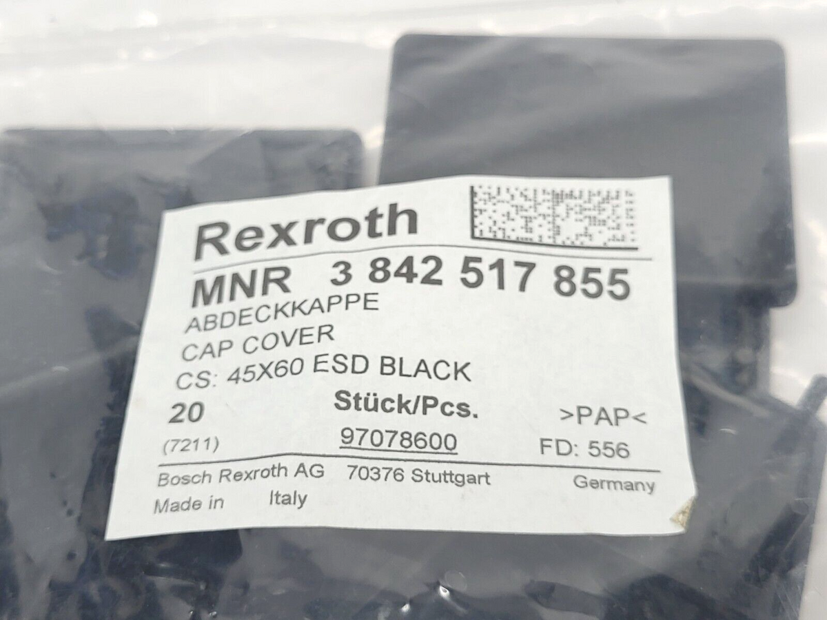 3 842 517 855 | Bosch Rexroth 3 842 517 855 Cap Cover PKG OF 20