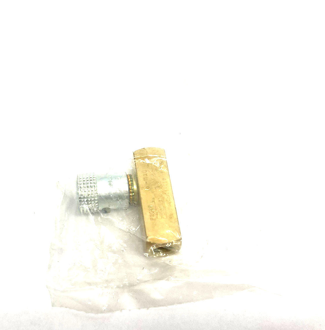 F200B | Parker Colorflow Inline Flow Control Valve, Brass Body, 1/8" Ports - New - Maverick Industrial Sales