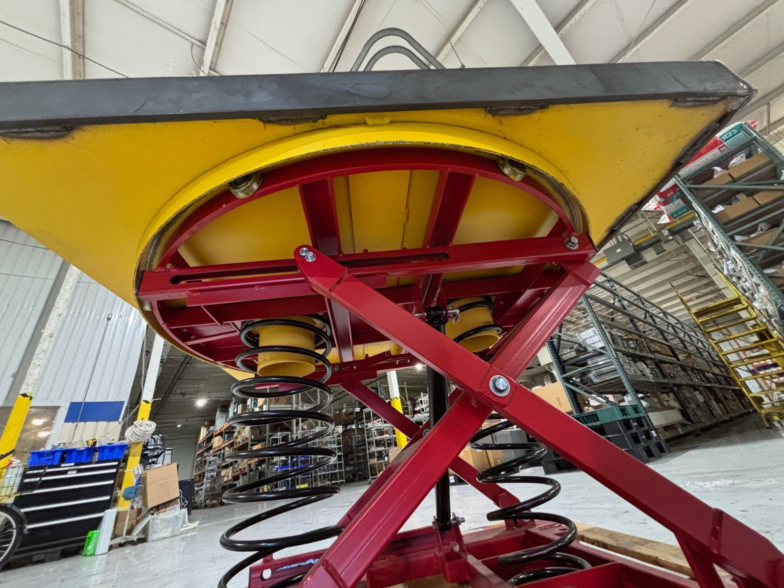 Southworth CPQ49030 Scissor Lift Table, Hydraulic Spring Pallet Positioner 45x45 - Maverick Industrial Sales