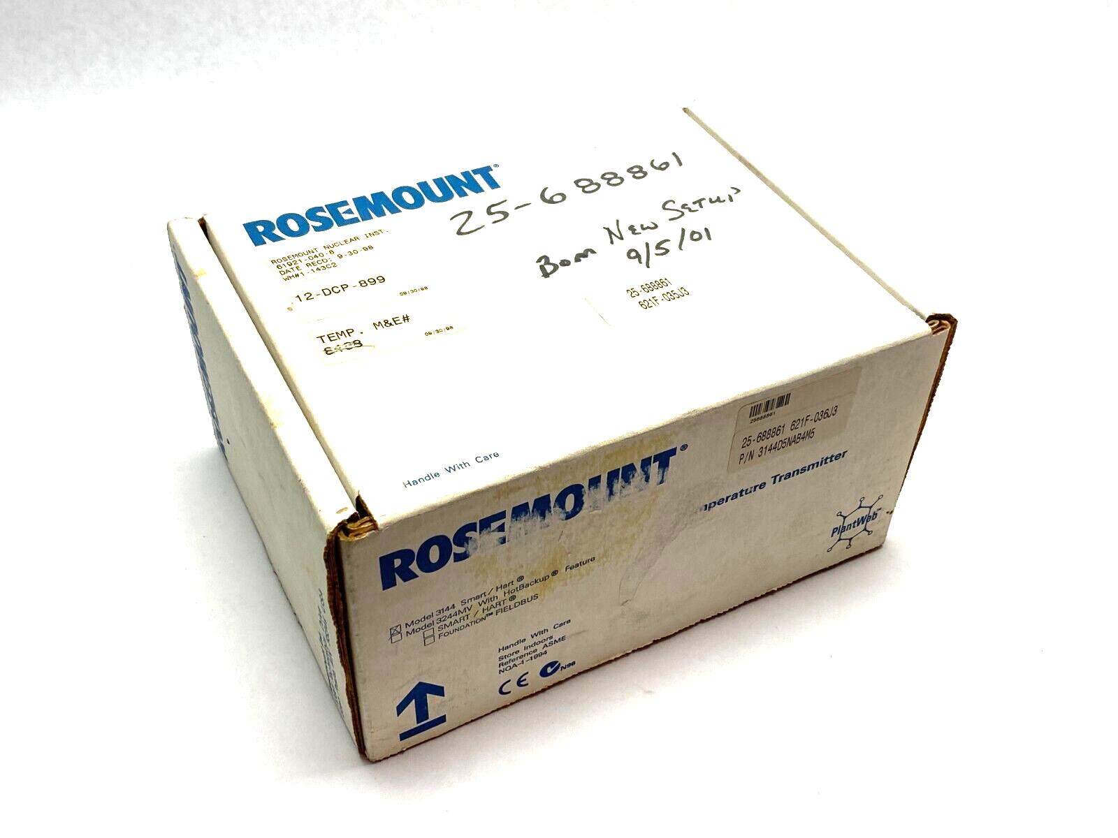 Rosemount Hart 3144D5NAB4M5 Temperature Transmitter Sensor Housing Kit - Maverick Industrial Sales