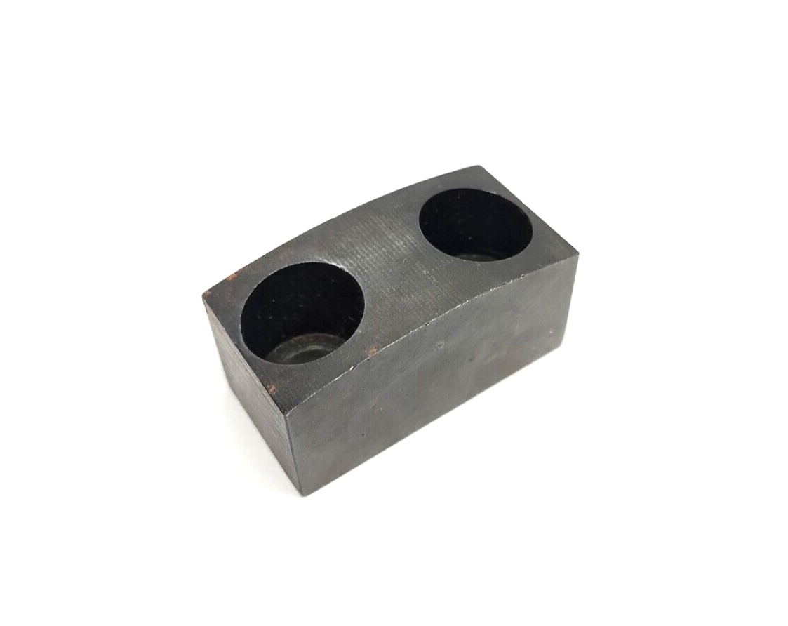 NAAMS ASC020 Crowned Stop Block 2 Hole C/Bore For M10 Socket Head Screw LOT OF 3 - Maverick Industrial Sales