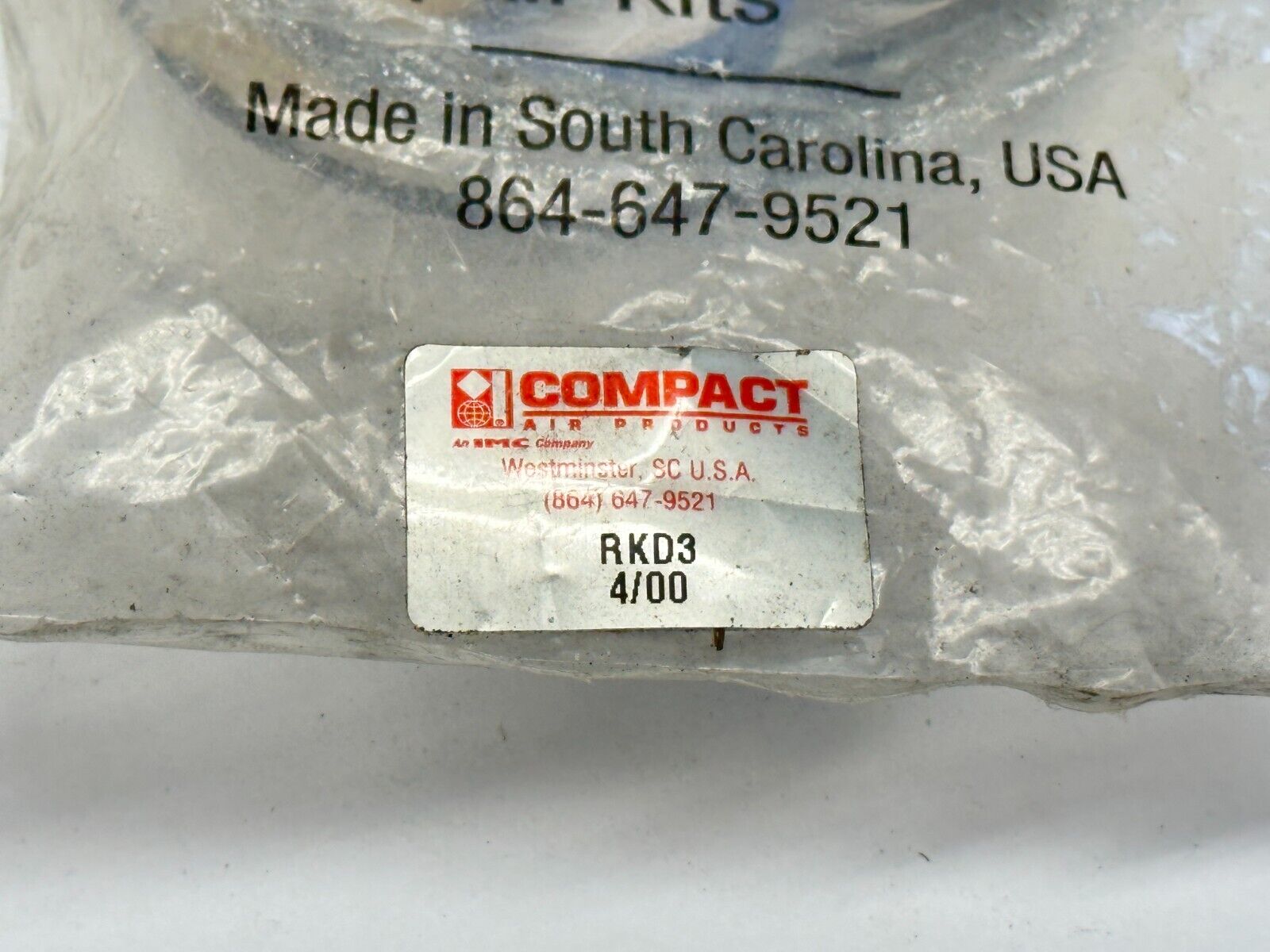 Compact Air RKD3 4/00 Cylinder Repair Kit - Maverick Industrial Sales