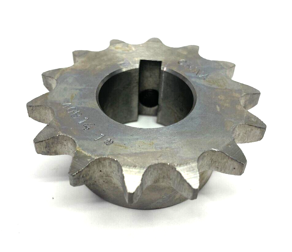 Ametric 40B14-1 Roller Chain Sprocket #40 14-Tooth 2.247 Pitch 1" Bore w/ Keyway - Maverick Industrial Sales