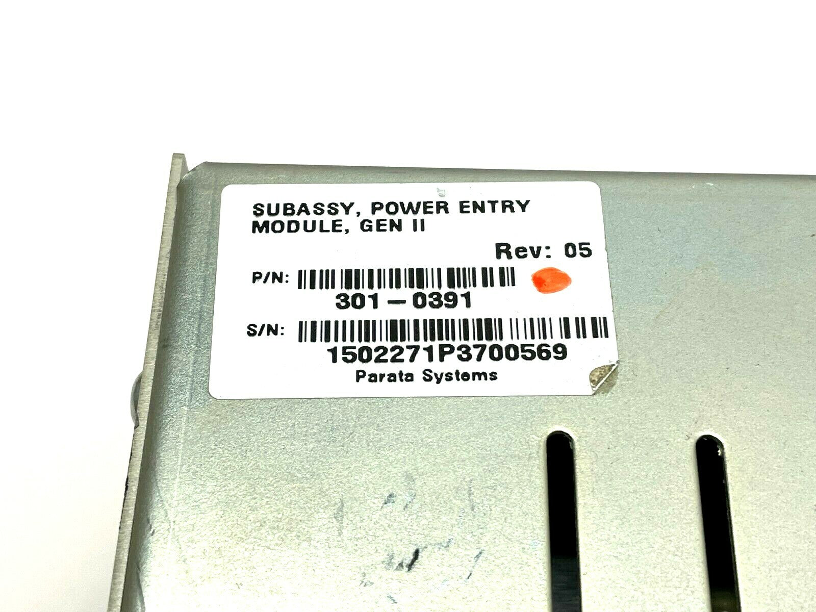 Parata Systems 301-0391 Sub Assembly Power Entry Module Gen II - Maverick Industrial Sales