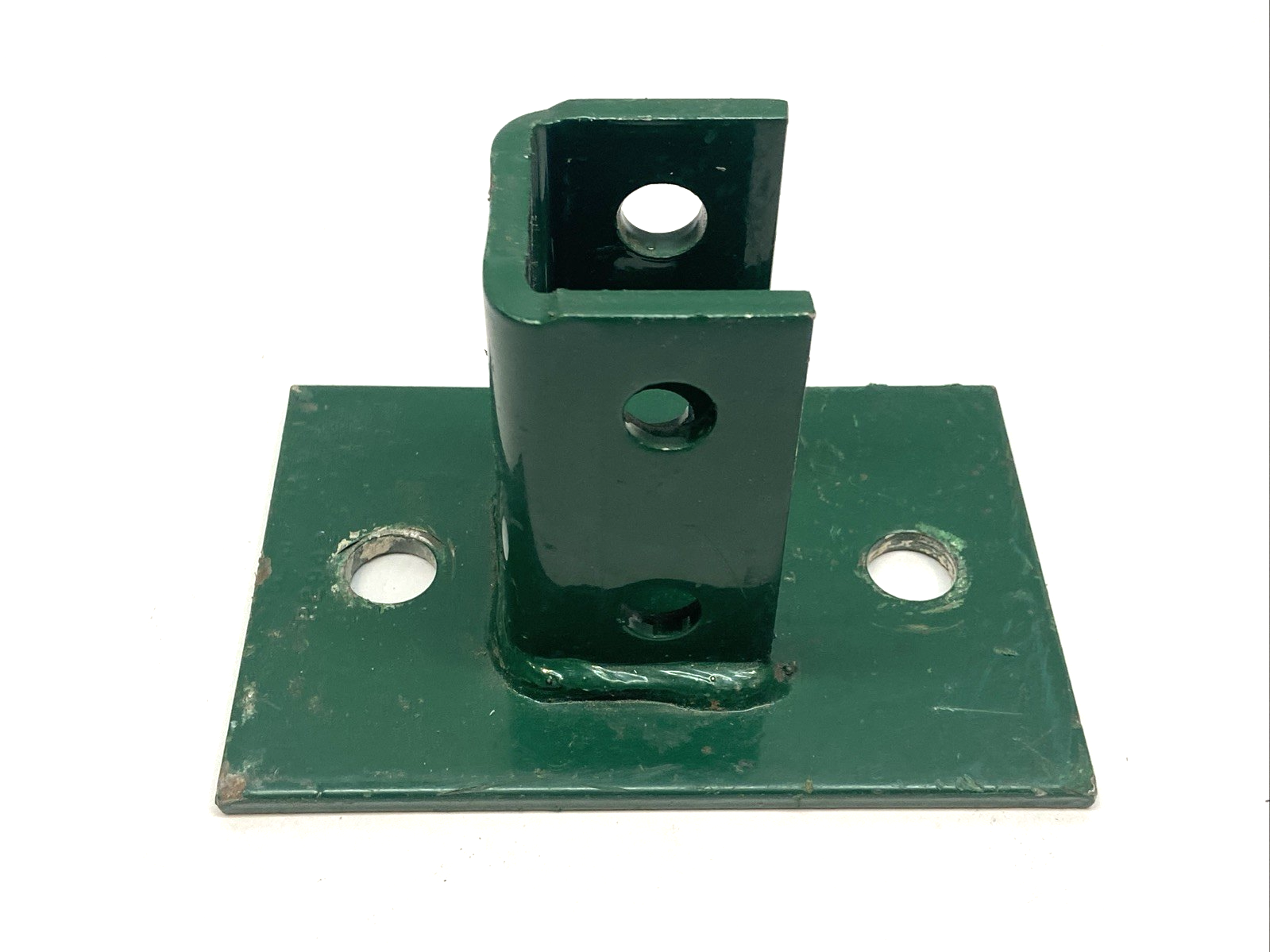 Unistrut P2942 Green Post Base 1-5/8" Channel 6" x 4" Plate - Maverick Industrial Sales