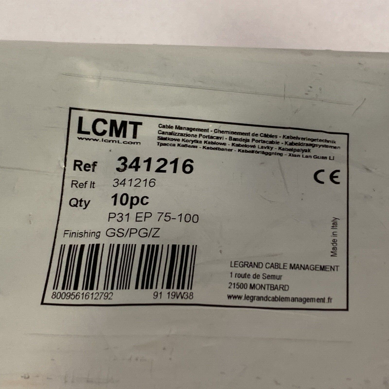Legrand 341216 Cable Tray Coupler P31 EP 75-100 PKG OF 10 - Maverick Industrial Sales