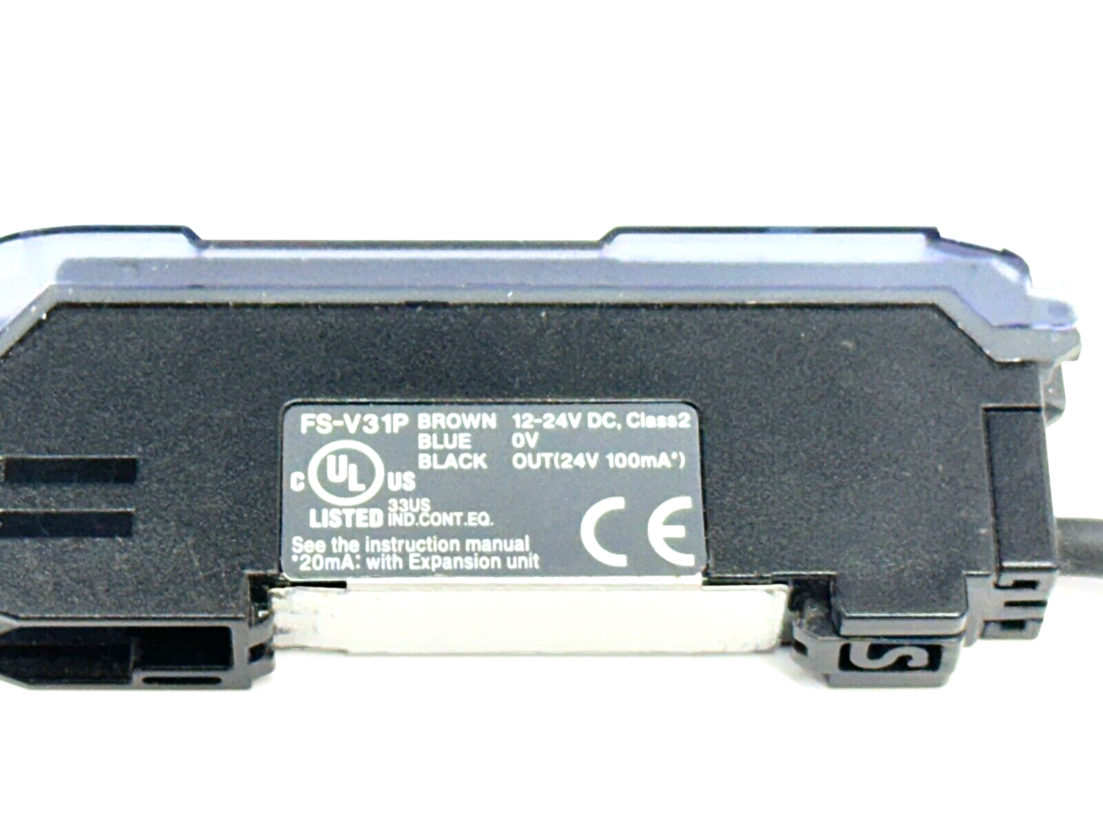 Keyence FS-V31P Fiber Amplifier Main Unit 72" Cable - Maverick Industrial Sales