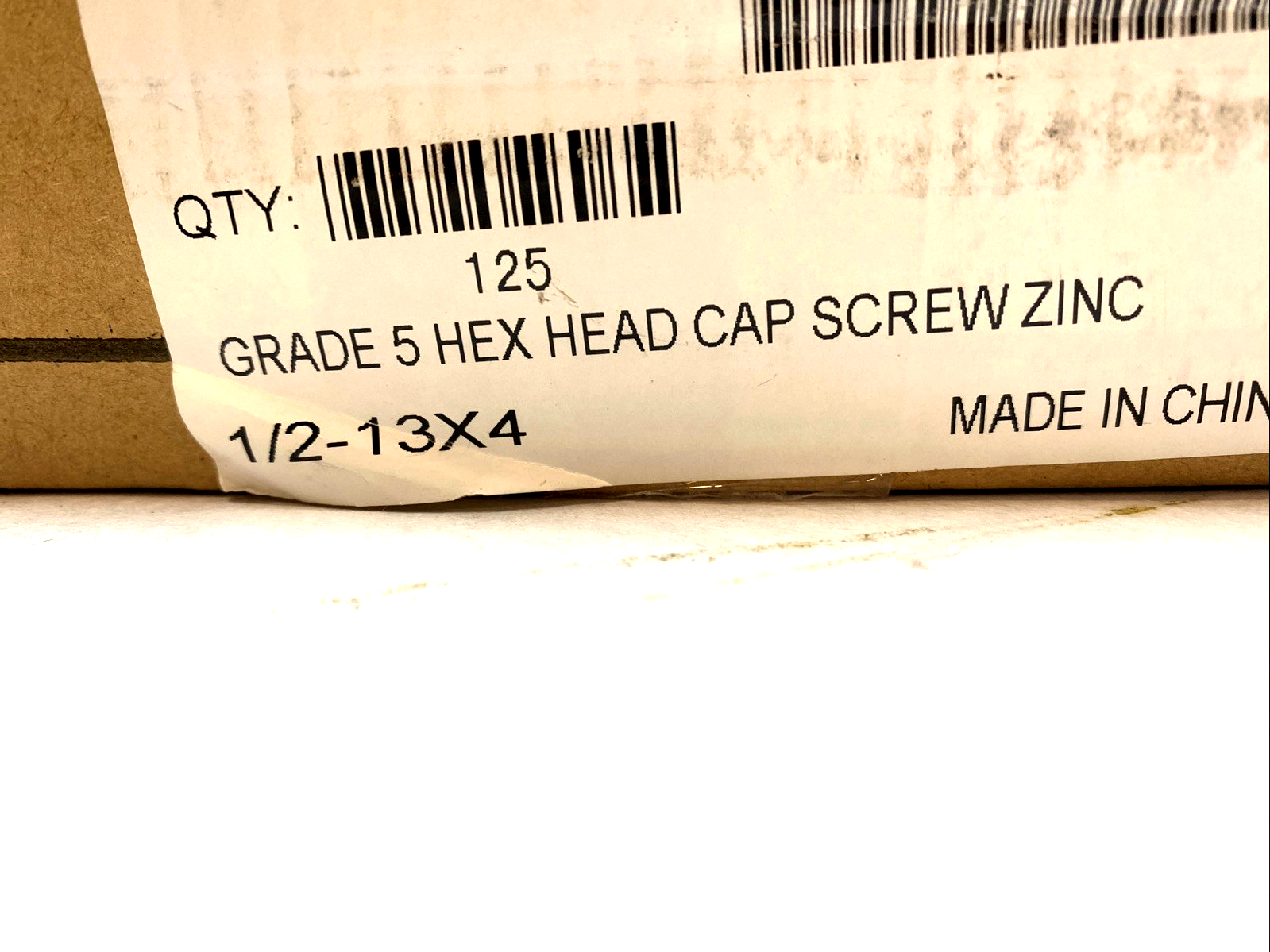 Grade 5 | ENDRIES Hex Cap Screws 1/2-13x4 Zinc Box of 125 - New Other - Maverick Industrial Sales