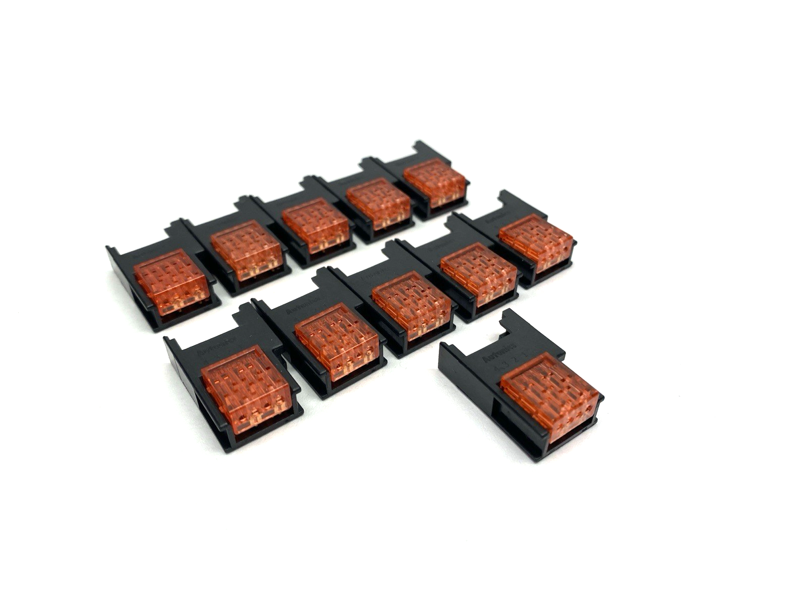 Autonics CNE-S04-RE Red Socket Sensor Connector 4-Pin AWG24-26 LOT OF 10 - Maverick Industrial Sales